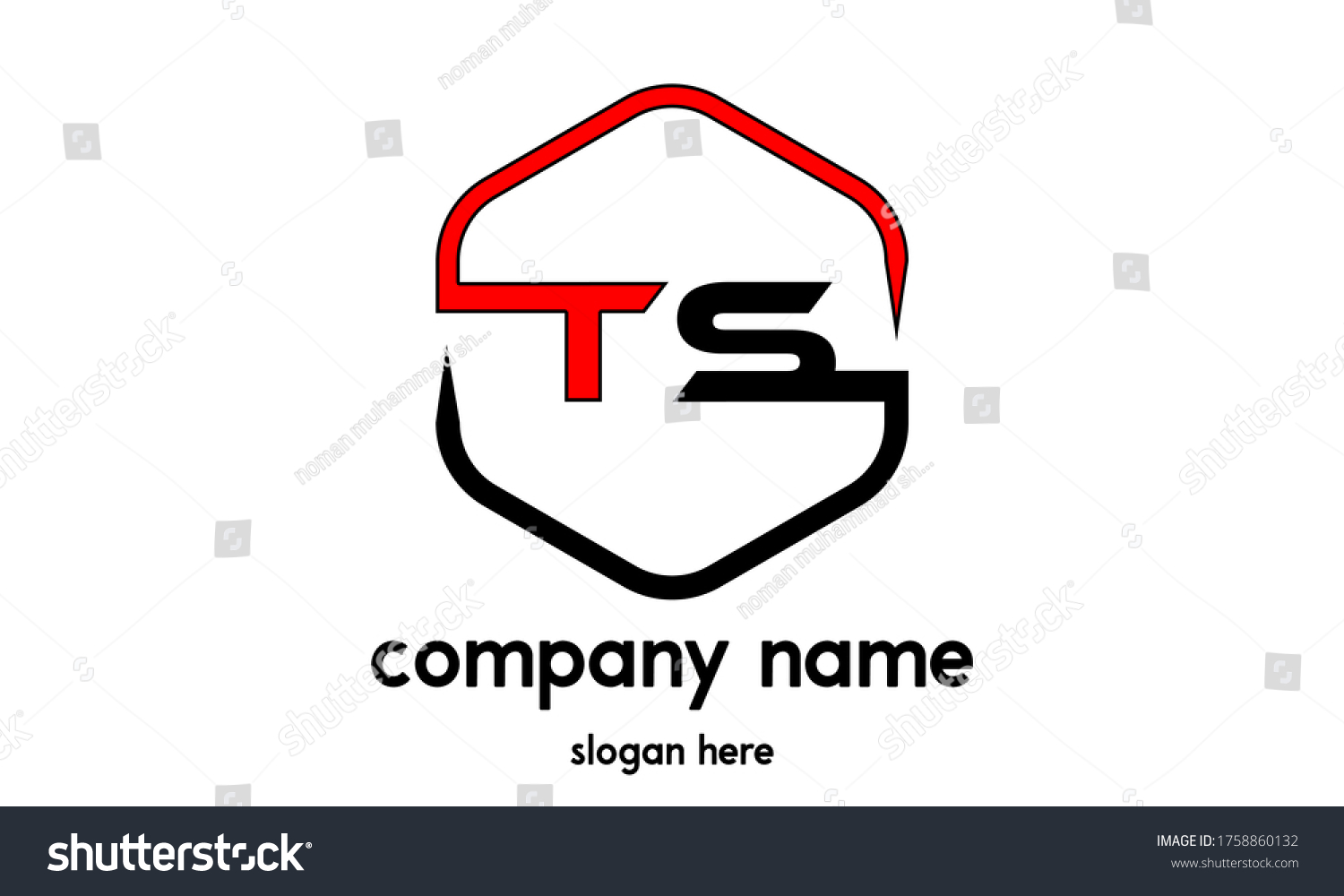 Creative Letter TS Logo Design Icon vector - Royalty Free Stock Vector ...