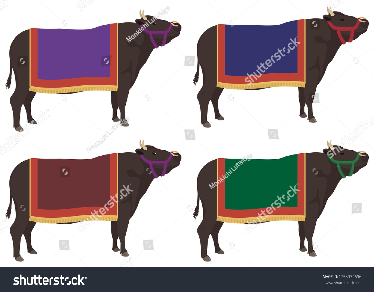 Japanese Wagyu Beef Vector Illustration Royalty Free Stock Vector