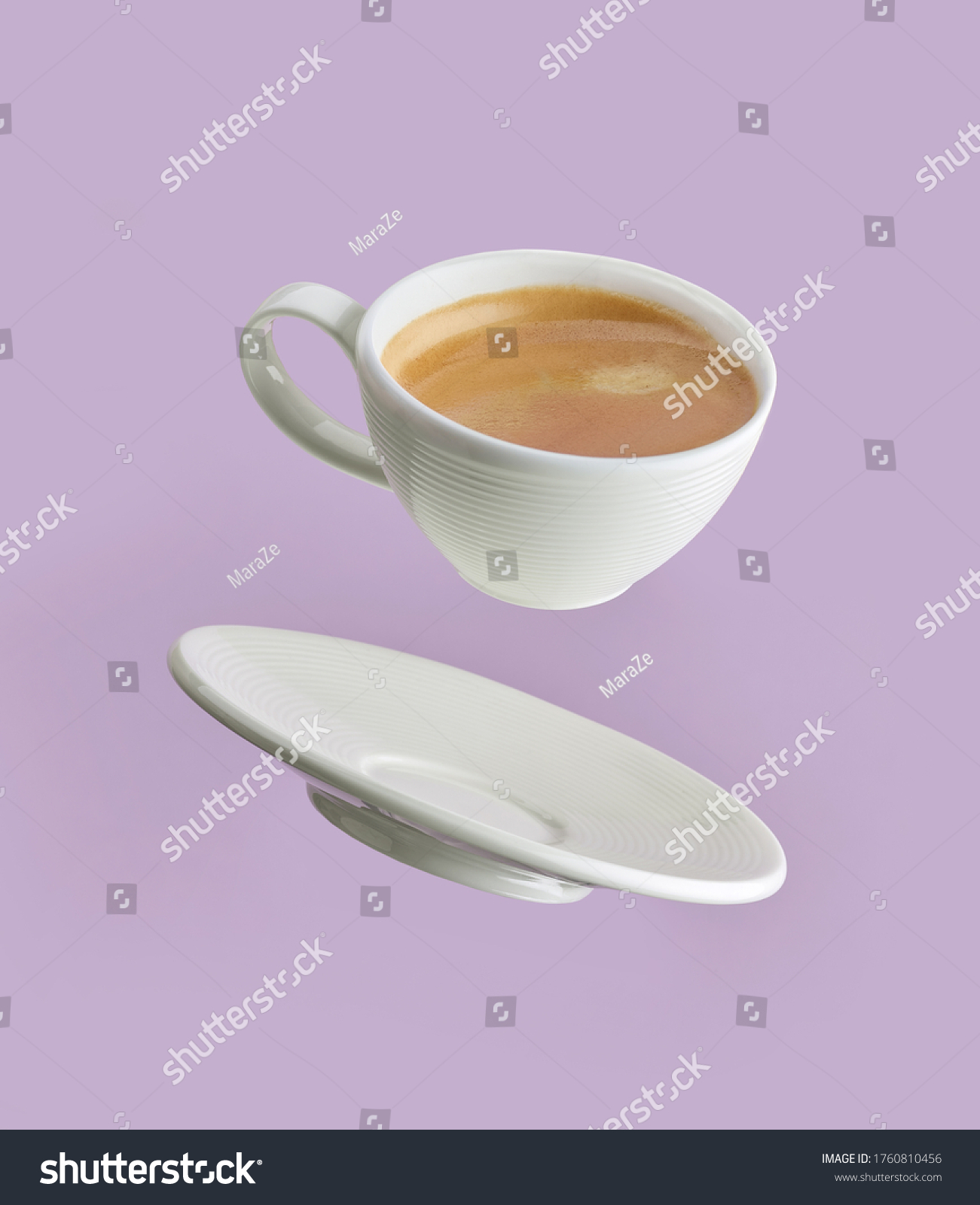 coffee cup on purple background #1760810456