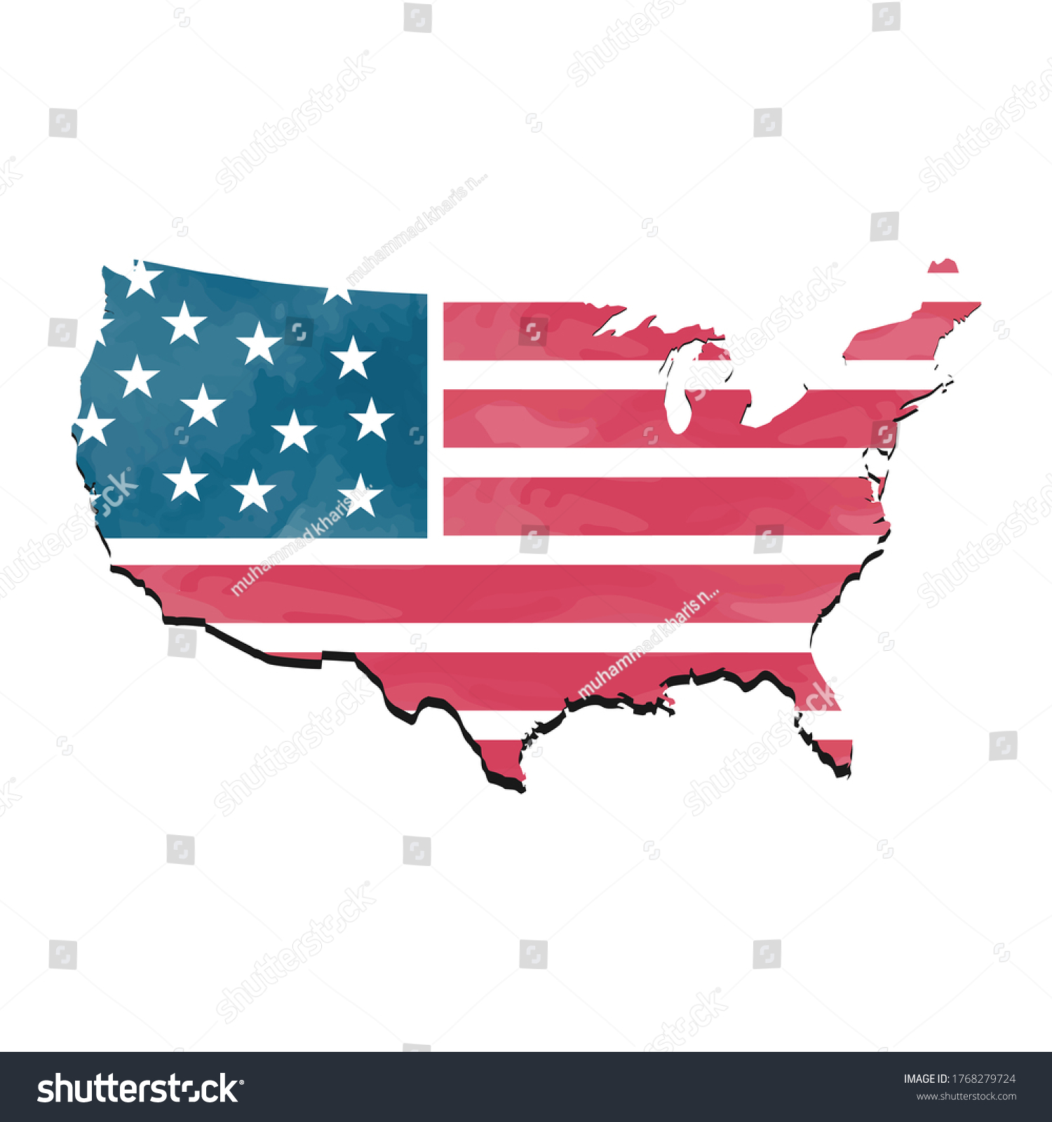 Flag United States , United States Flag, - Royalty Free Stock Vector ...