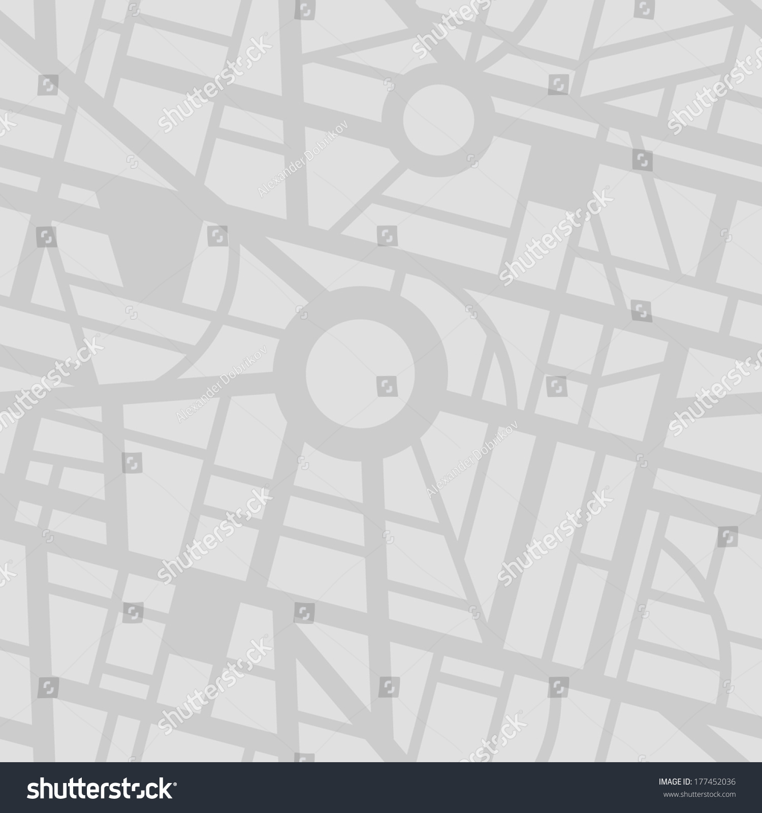 Seamless city map pattern #177452036