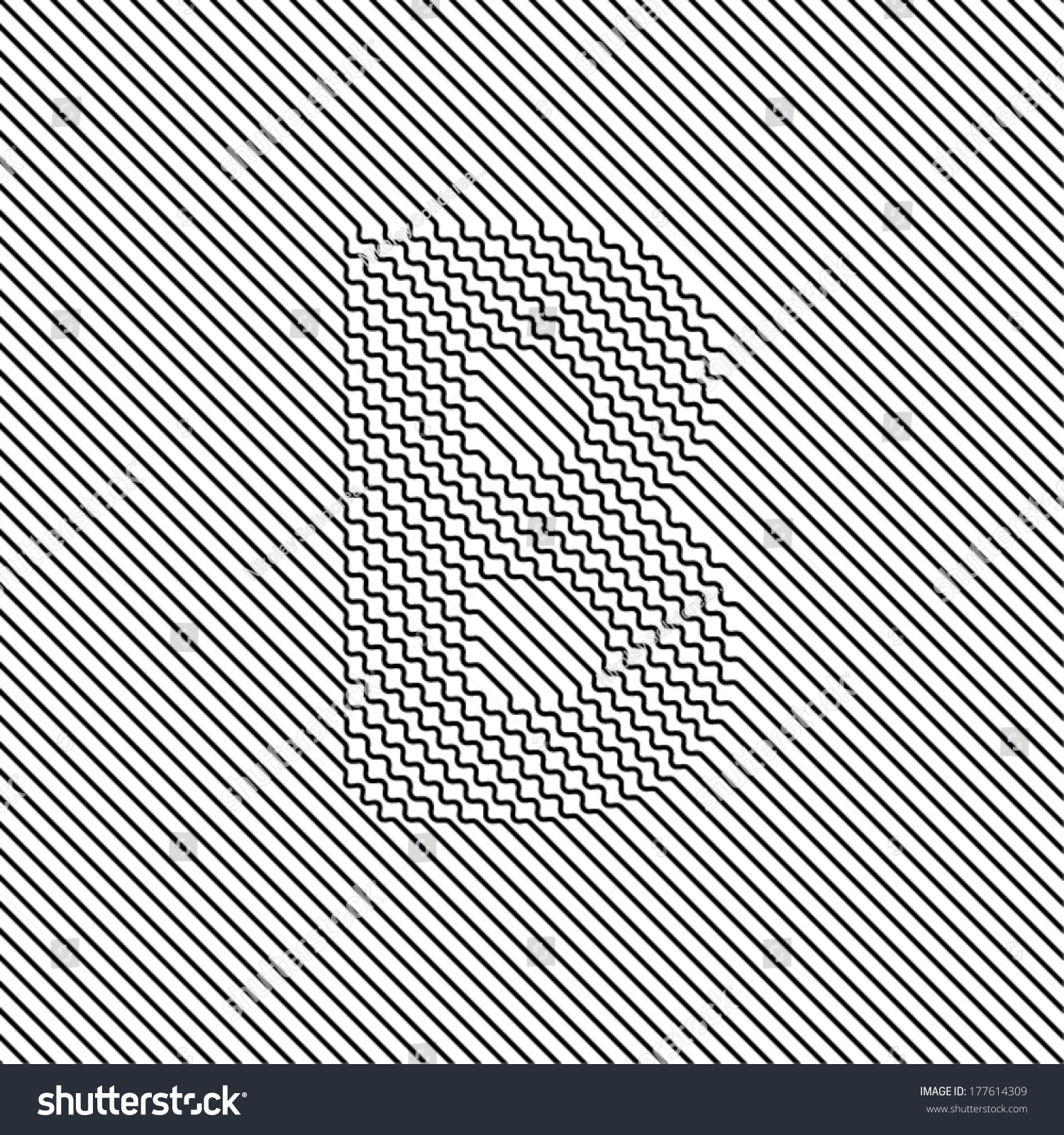 Letter B - Optical Illusion Alphabet - Royalty Free Stock Vector ...