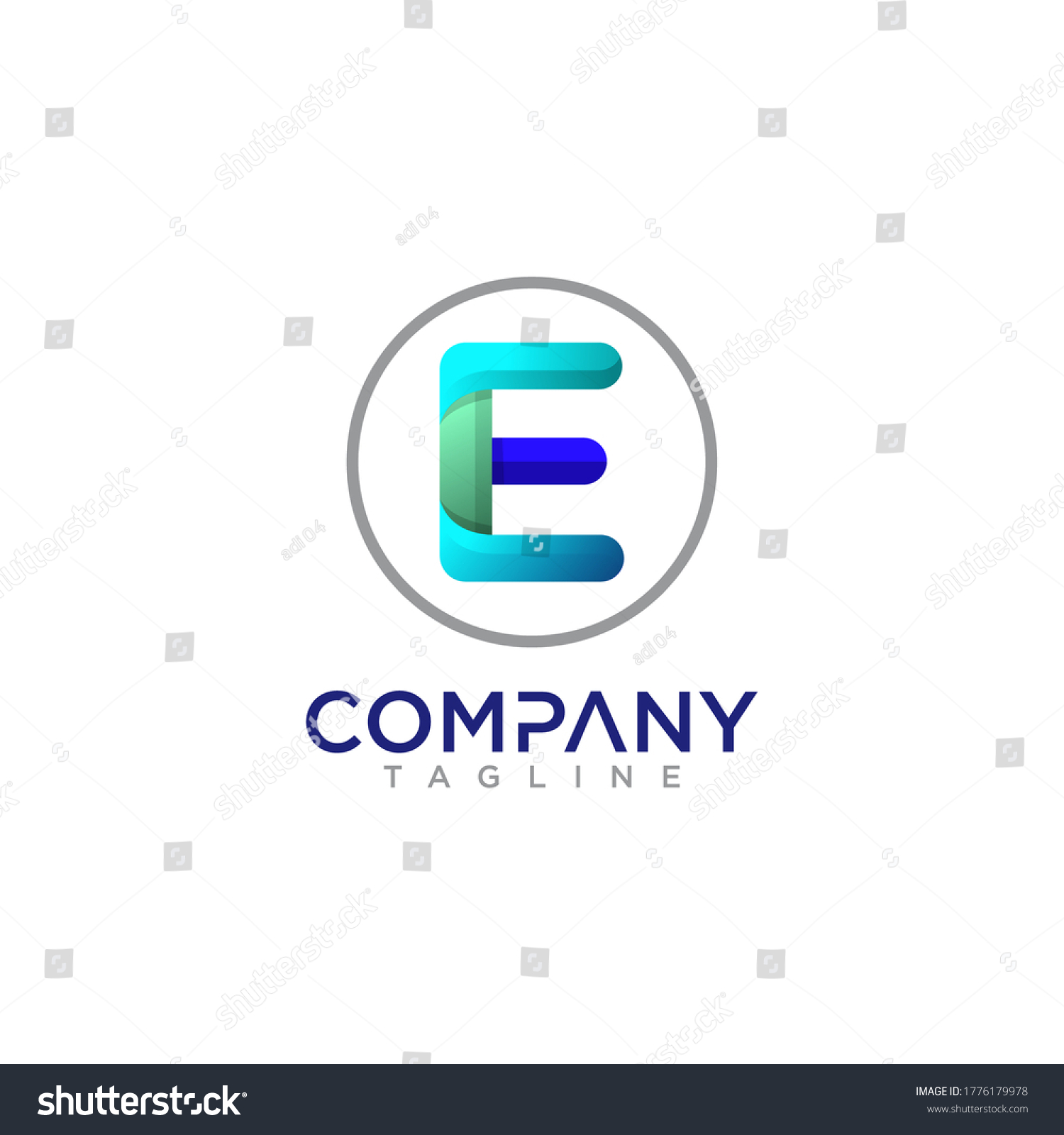 Creative Letter E Logo design vector template. - Royalty Free Stock ...