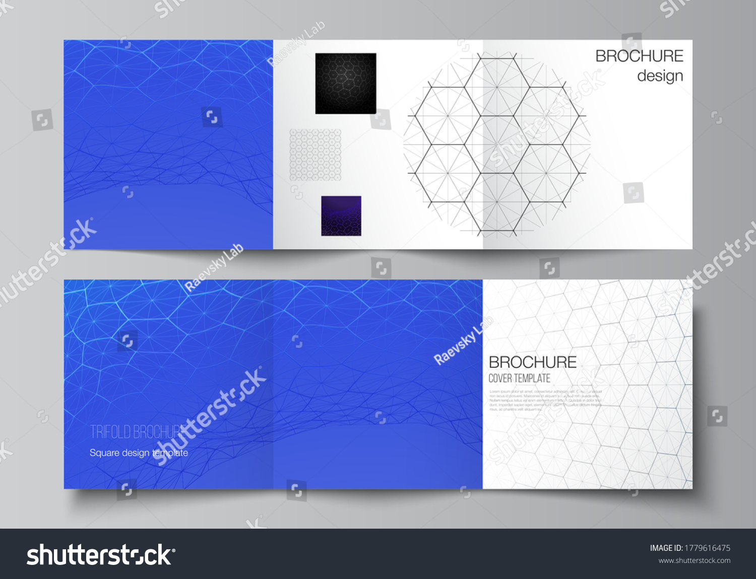 Vector layout of square format covers design - Royalty Free Stock ...