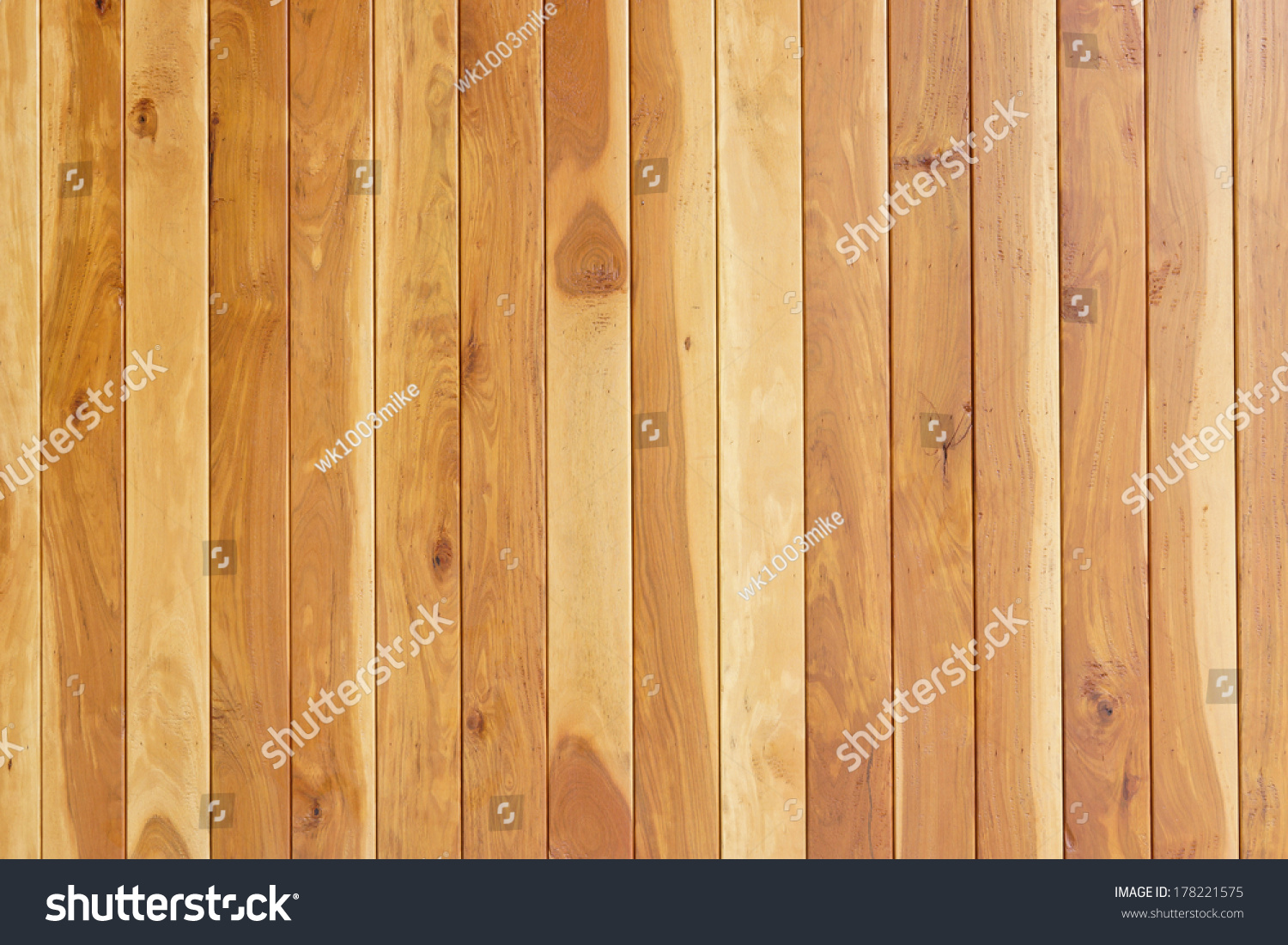teak wood plank texture with natural patterns / teal plank / teak wall #178221575