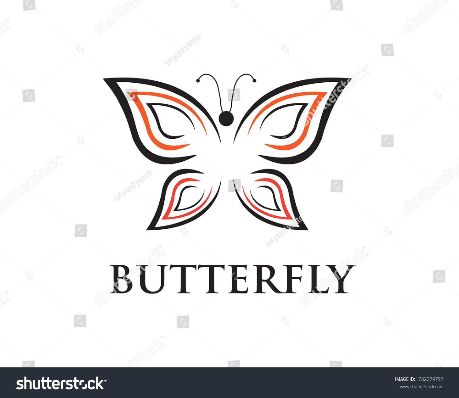 butterfly-logo-template-butterfly-logo-line-royalty-free-stock-vector