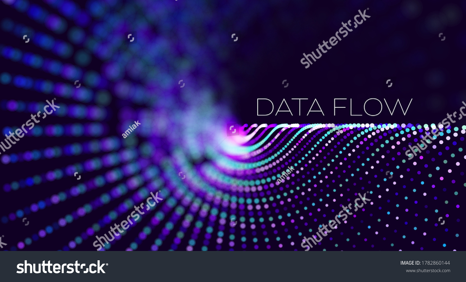 Big data. Security technology digital wave background concept. Bigdata abstract vector background. Binary code structure. Wave flow. Data radar stream. #1782860144