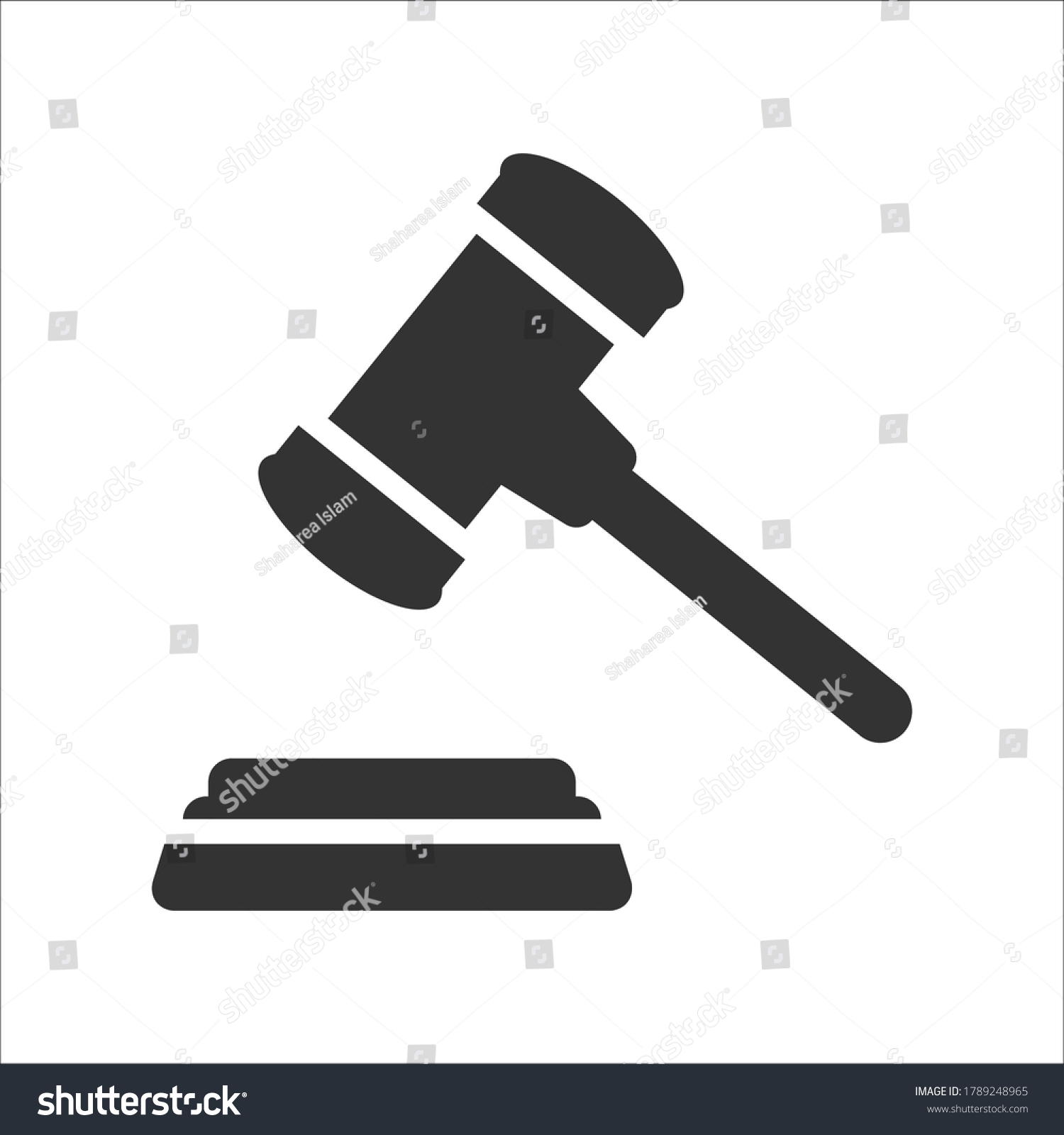 Law, decision Icon, vector graphics #1789248965