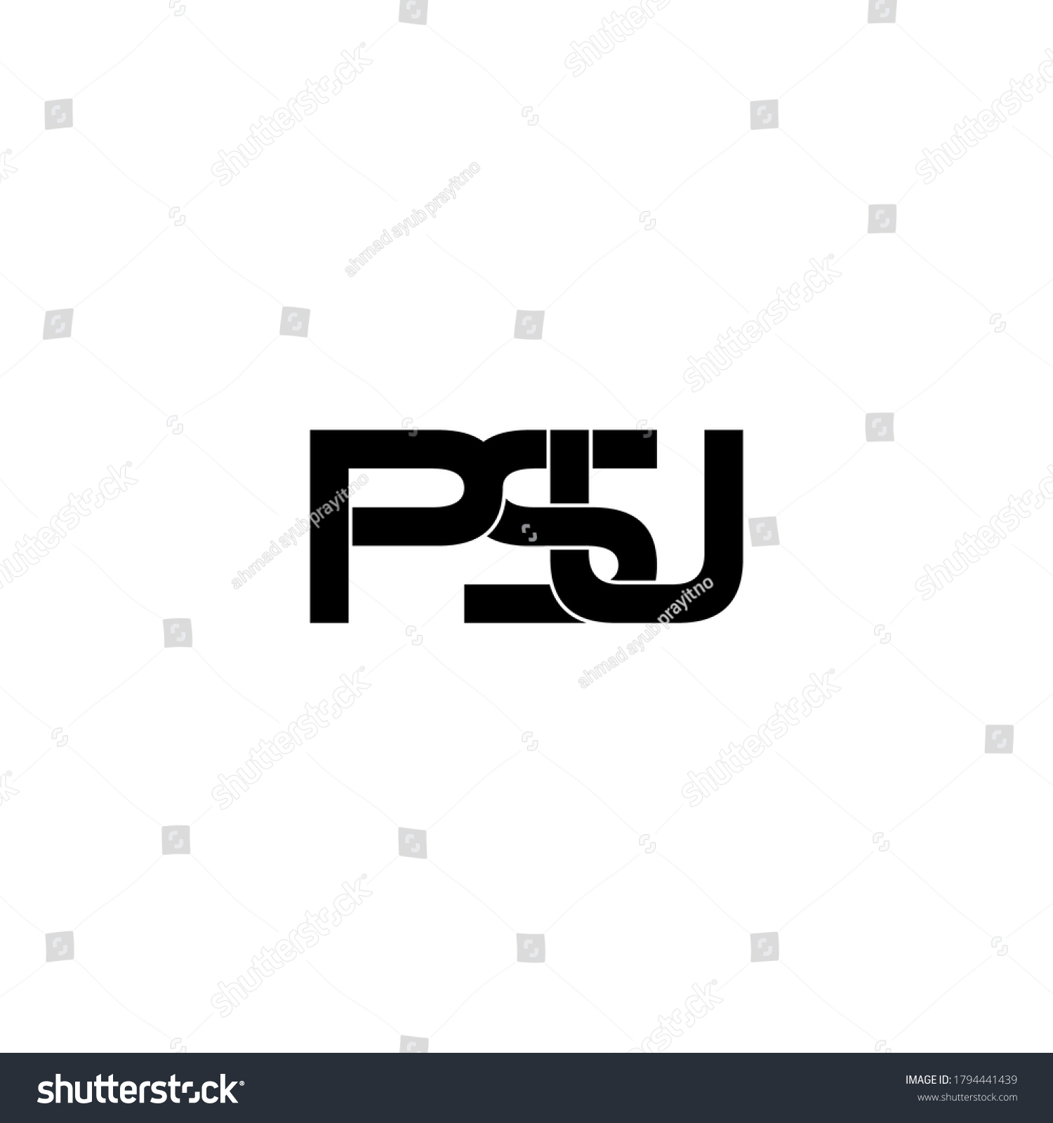 psu letter original monogram logo design - Royalty Free Stock Vector 1794441439 - Avopix.com