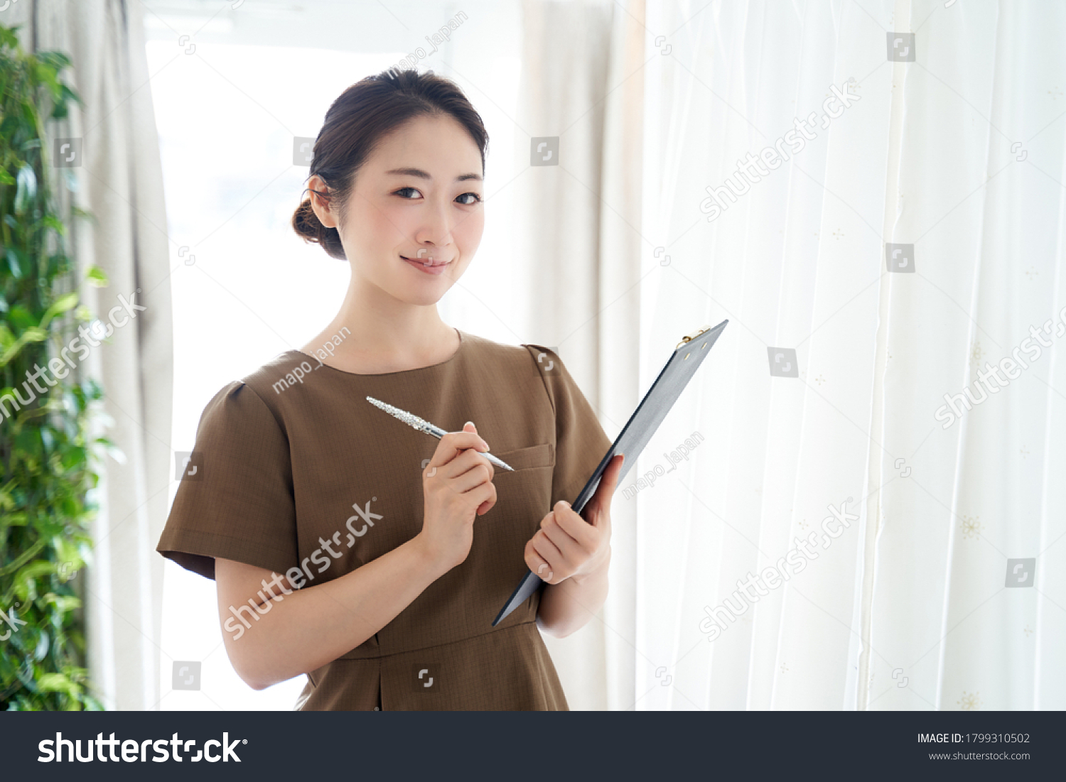 Japanese woman working at an aesthetic salon #1799310502
