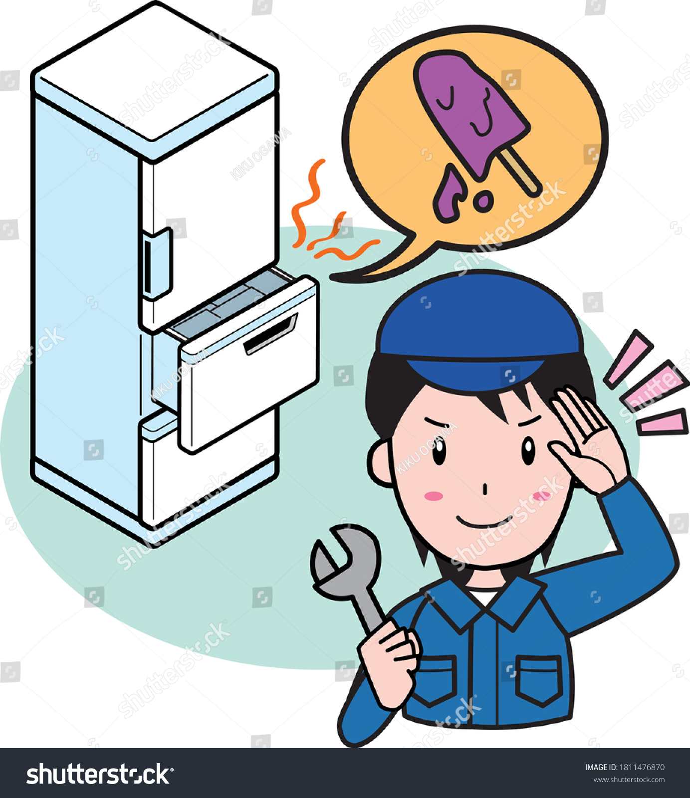 Repair a broken freezer that does not cool #1811476870