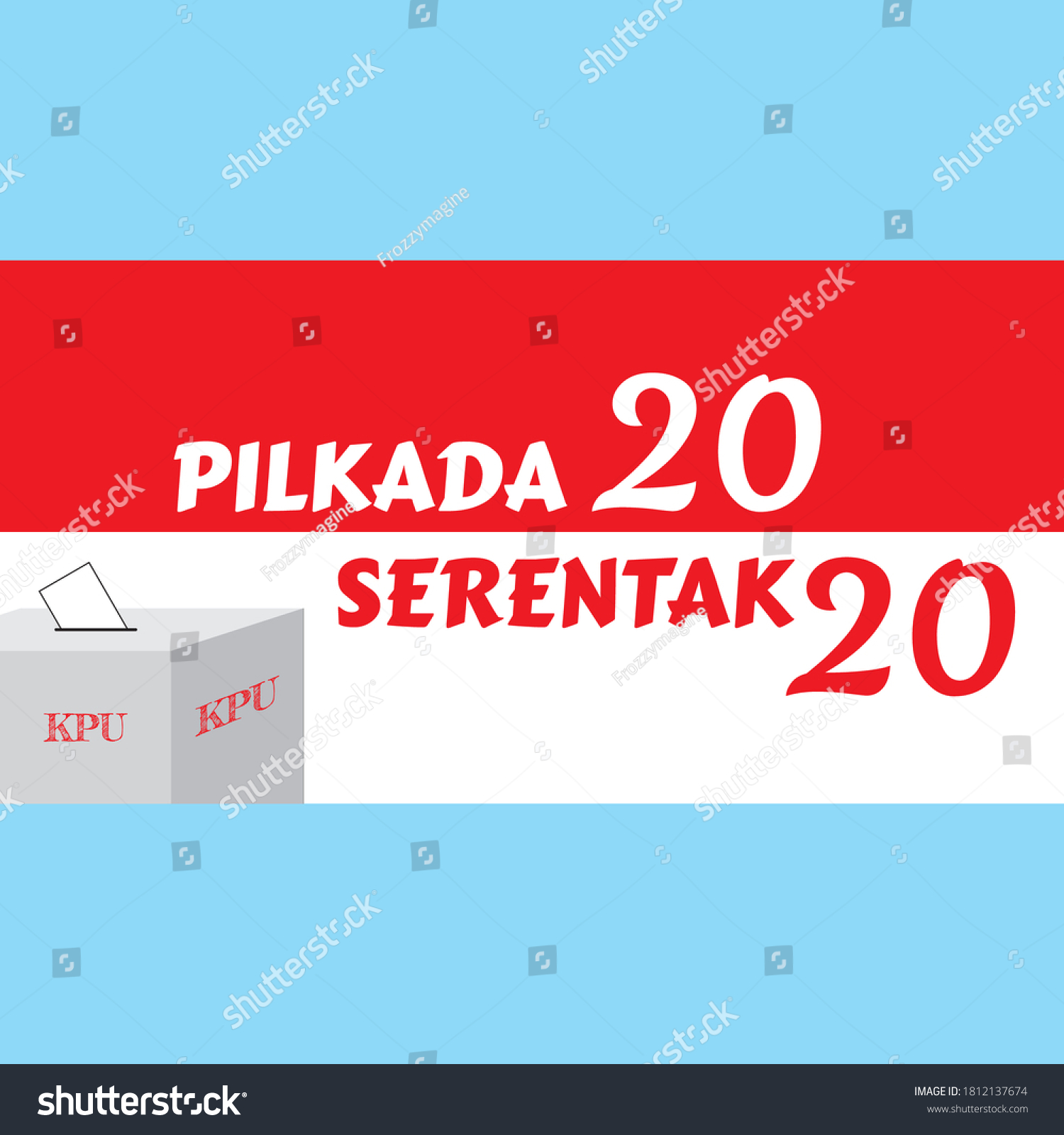 vector graphics of regional head elections day - Royalty Free Stock ...