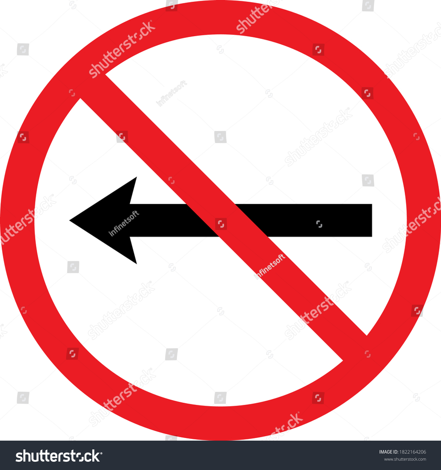 no-entry-warning-sign-it-indicates-this-royalty-free-stock-vector