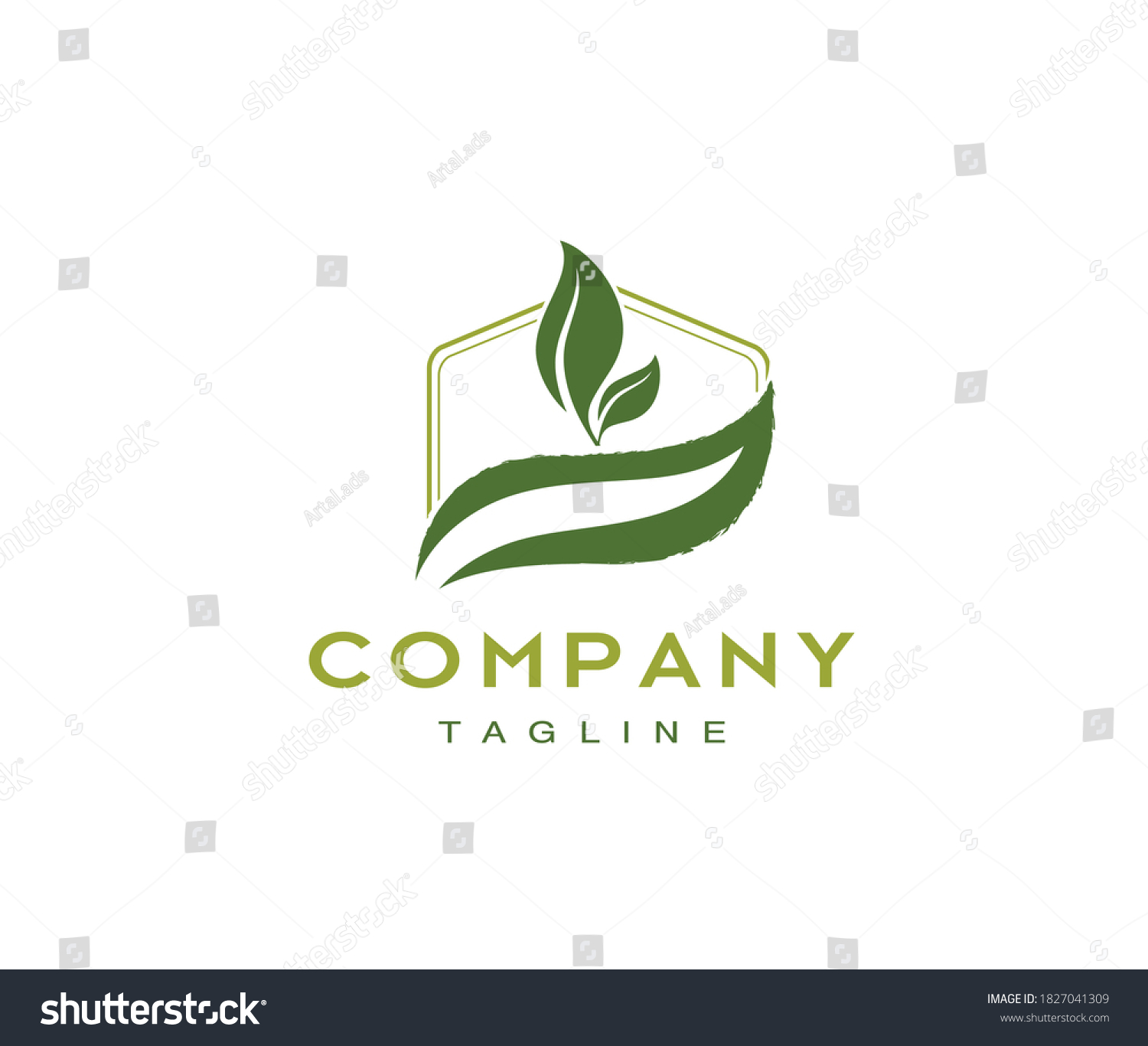 Simple Agriculture farming frame element with - Royalty Free Stock ...