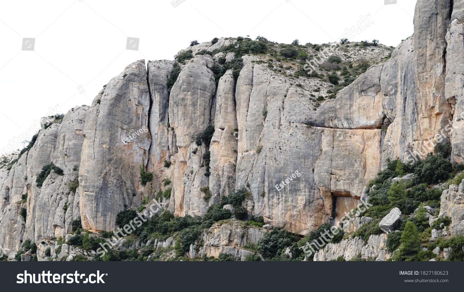 background of large rocky mountain wall #1827180623
