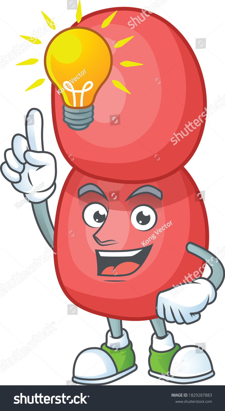 A brilliance neisseria gonorrhoeae cartoon - Royalty Free Stock Vector ...