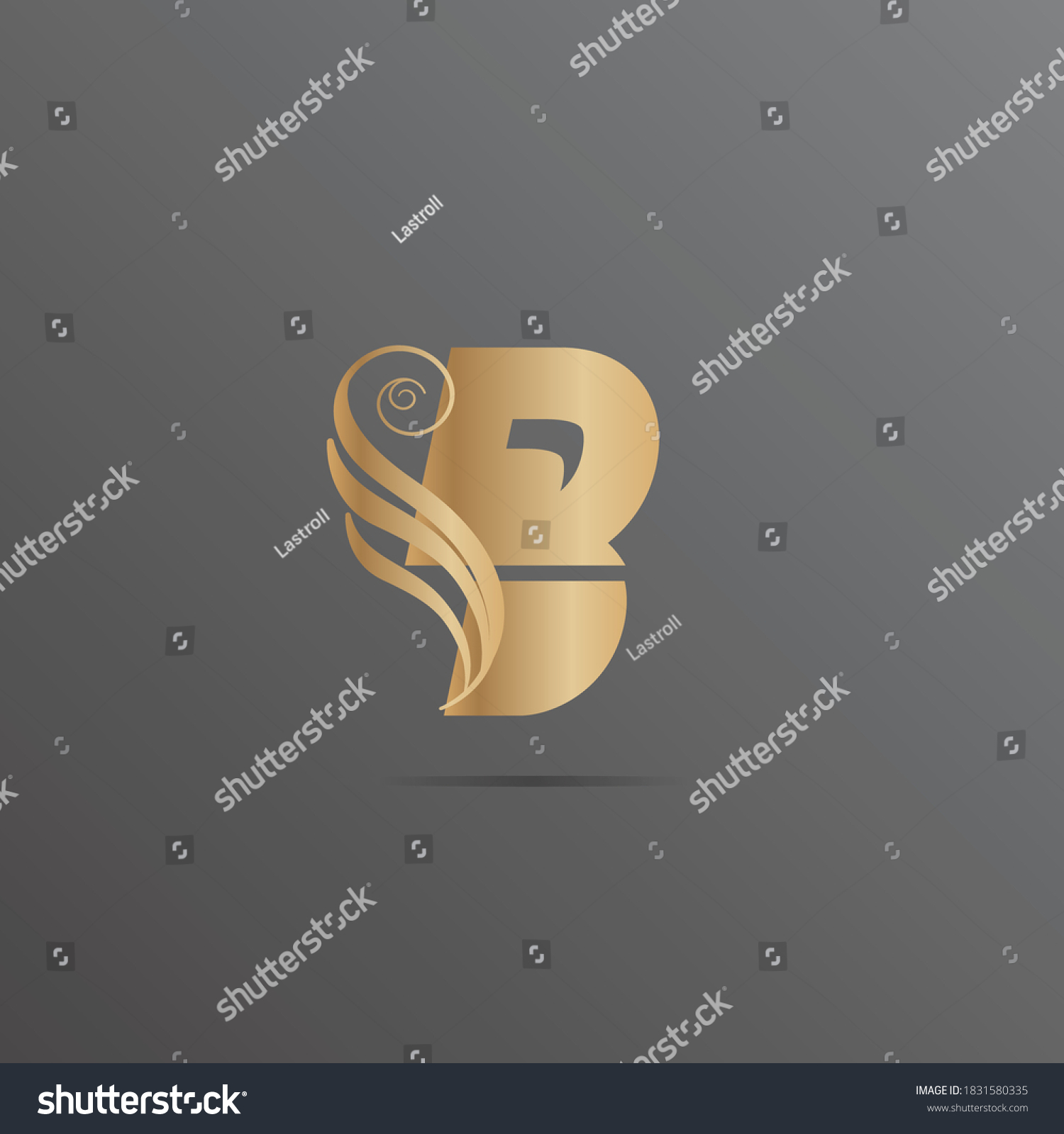 Premium Vector B Logo, Beautiful Logotype Design - Royalty Free Stock ...