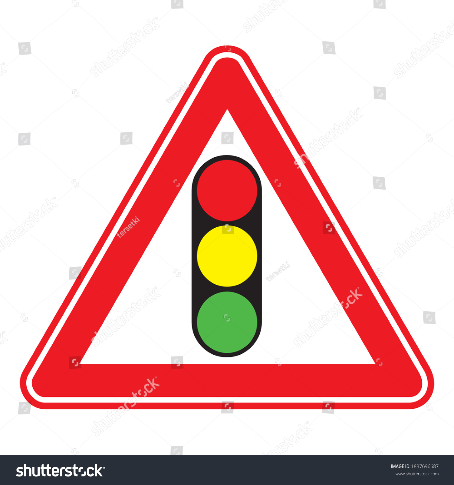 Traffic, road sign. traffic light. Light - Royalty Free Stock Vector ...