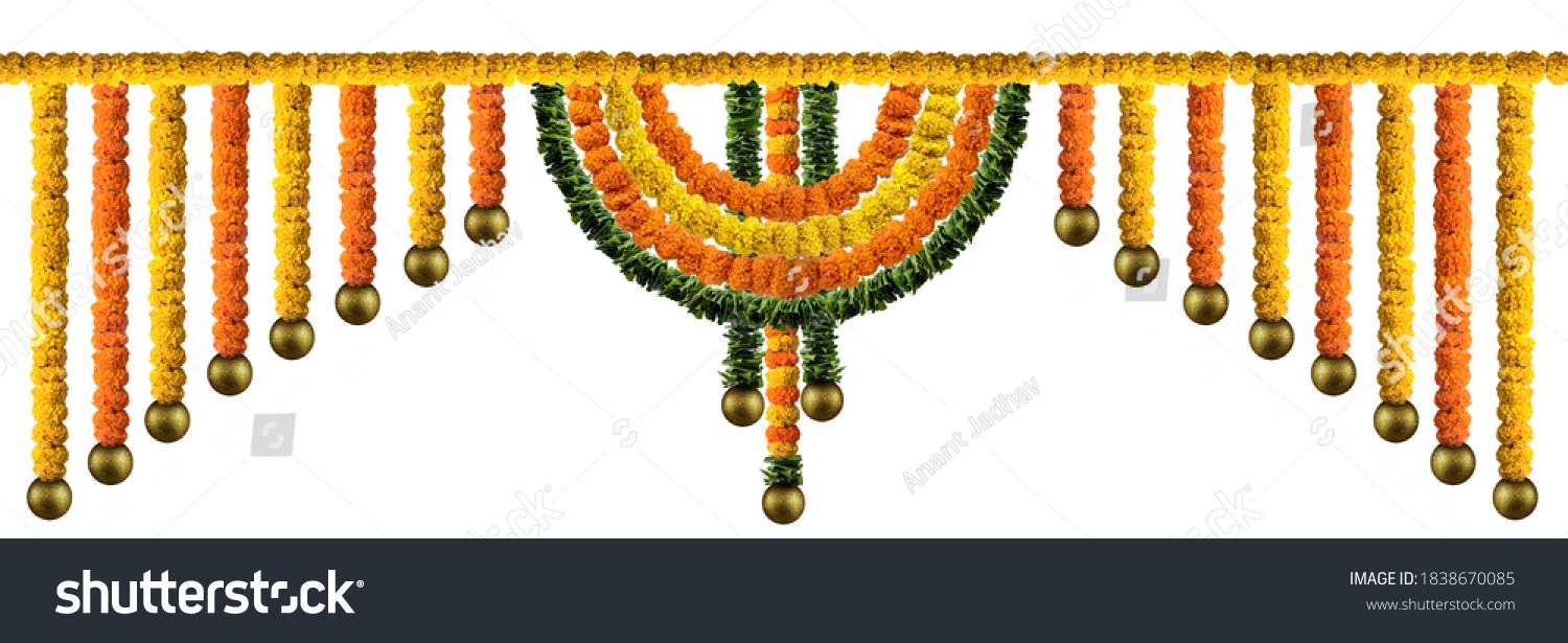 Indian festive decoration, Indian festival garland #1838670085