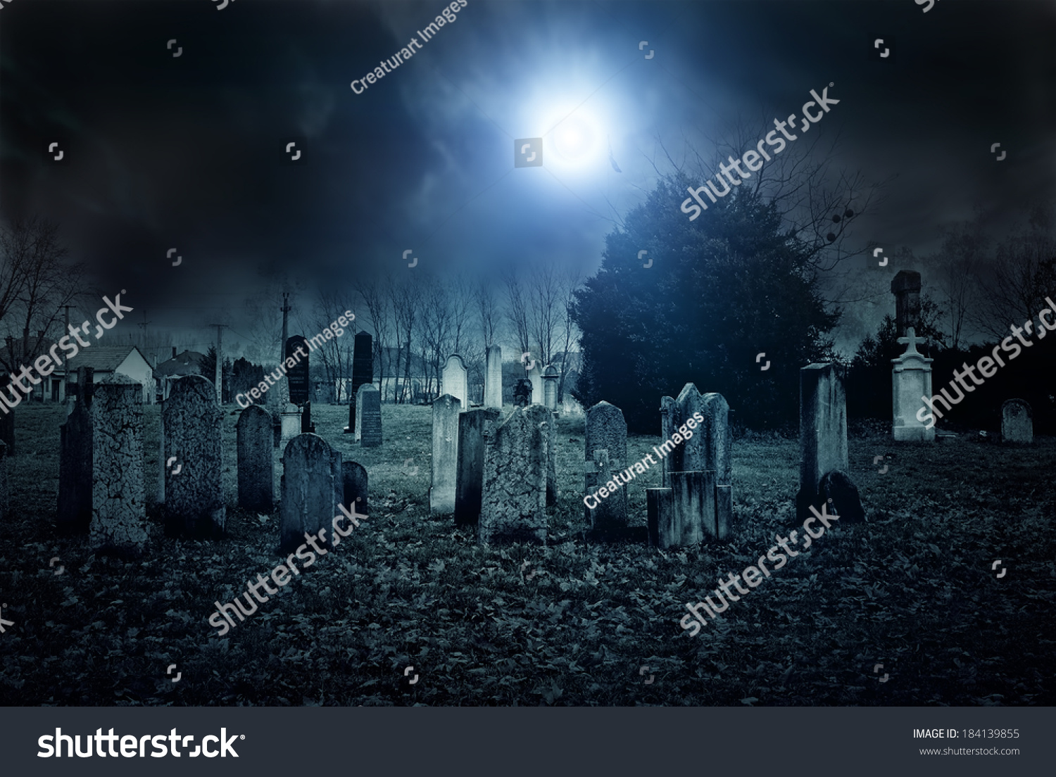 Cemetery night #184139855