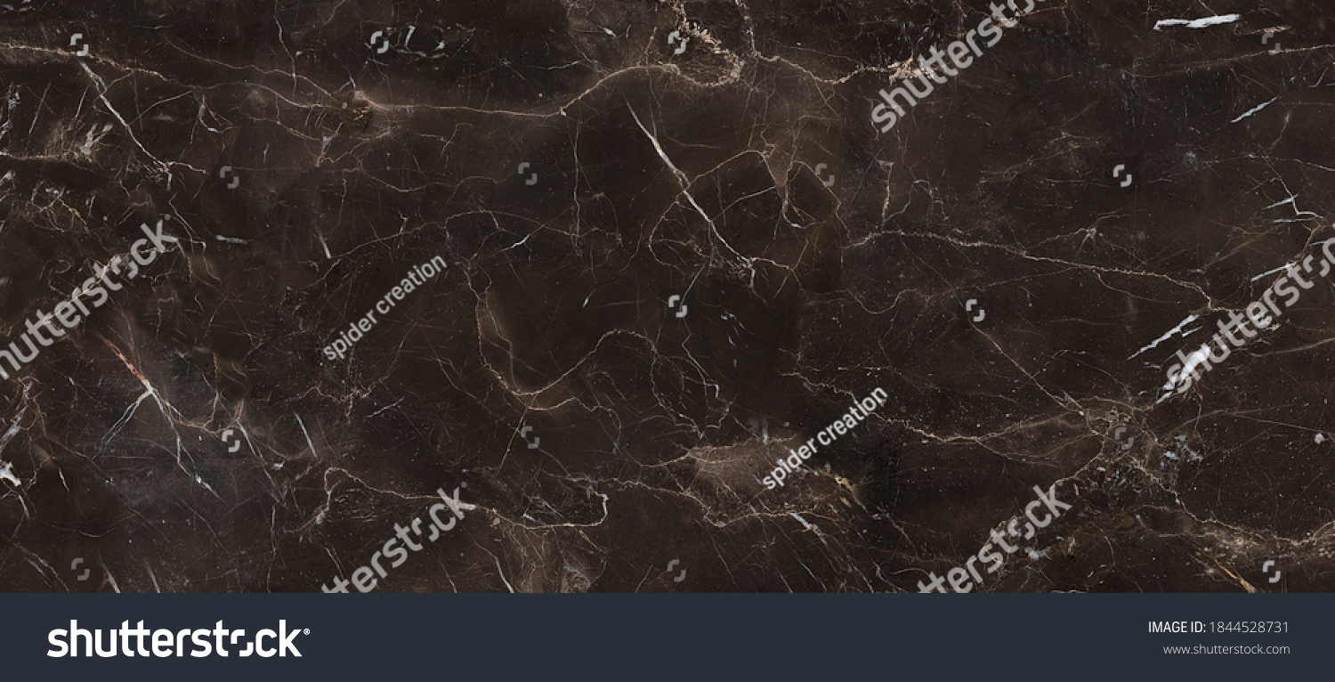 dark brown marble texture background used for ceramic wall tiles and floor tiles surface #1844528731