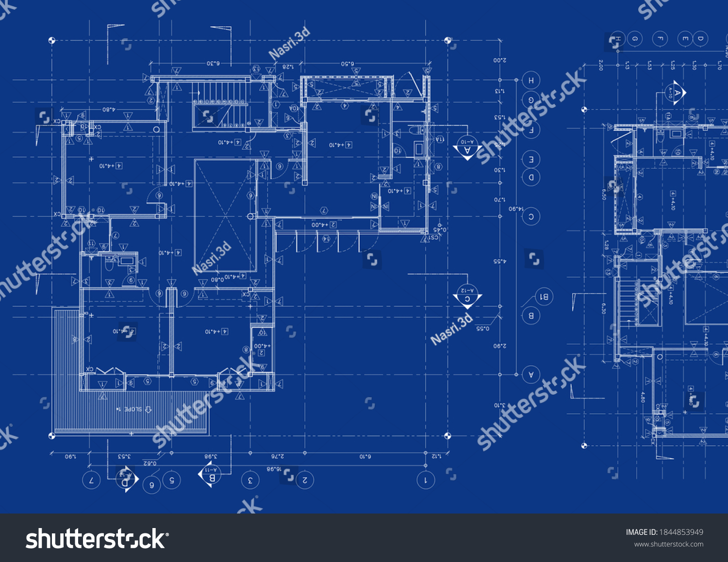 Write a blueprint architecture for building. - Royalty Free Stock Photo ...