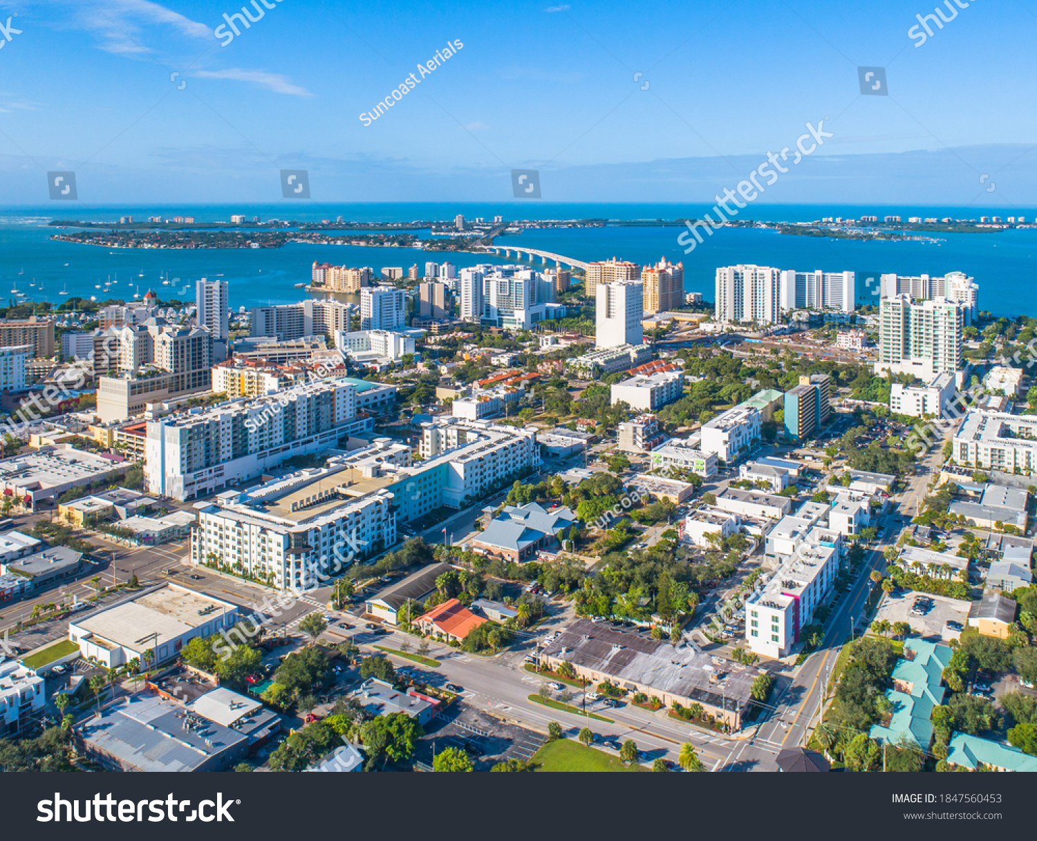 Downtown Sarasota City Florida Skyline #1847560453