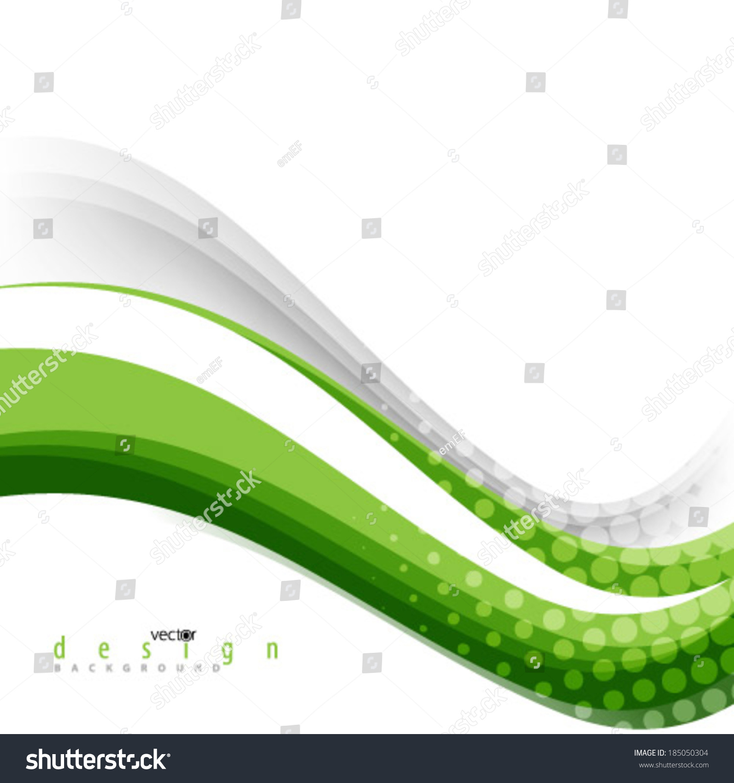 Smooth Curve Lines Background - Royalty Free Stock Vector 185050304 ...