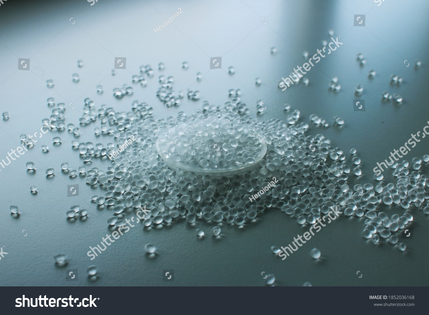 Plastic in granules. Polymer pellets for used in hot-melt adhesive #1852036168