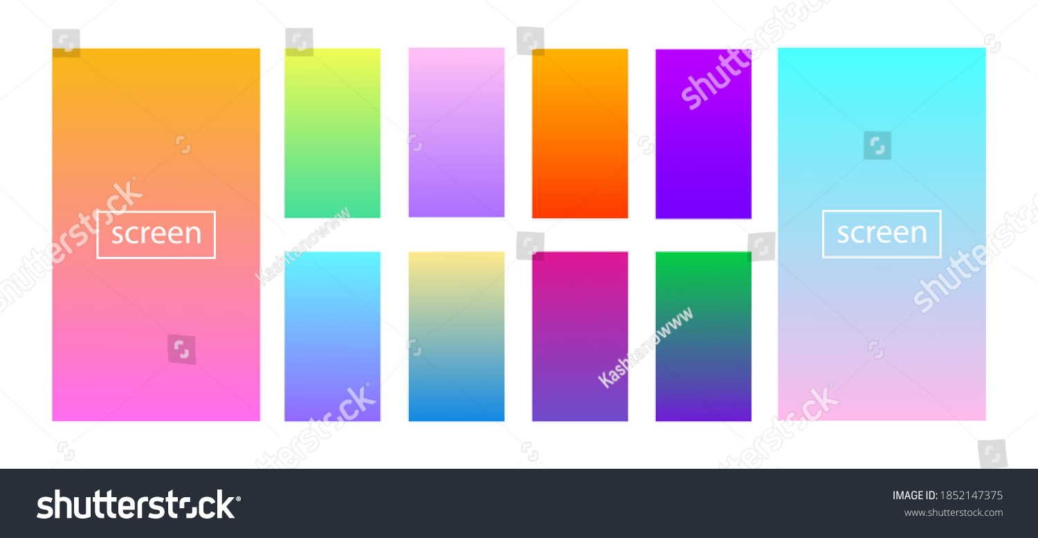 Soft color gradient background for mobile app - Royalty Free Stock ...