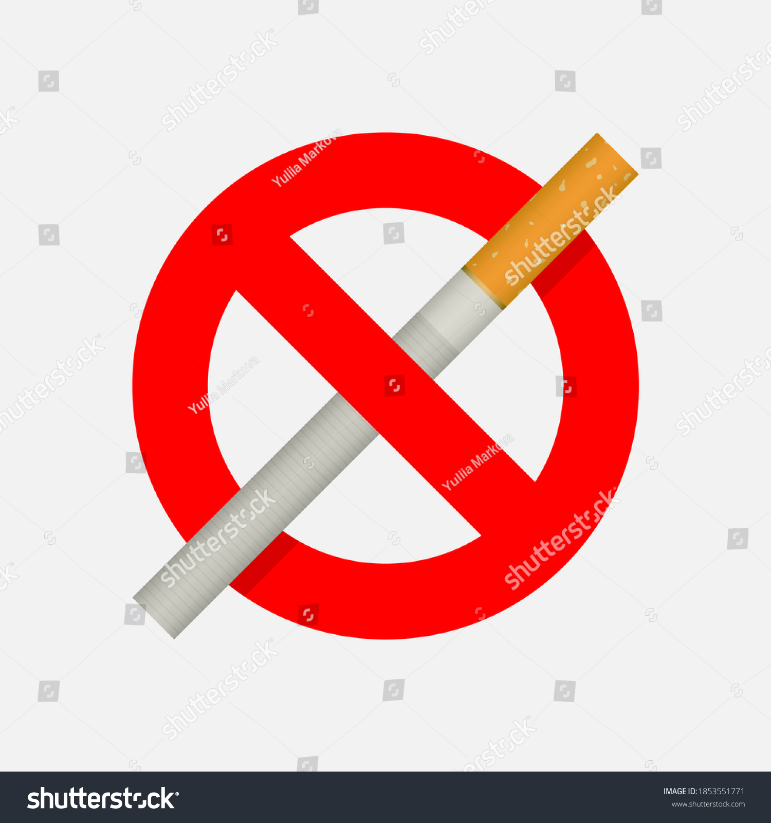 World no tobacco day vector logo. No smoking - Royalty Free Stock ...