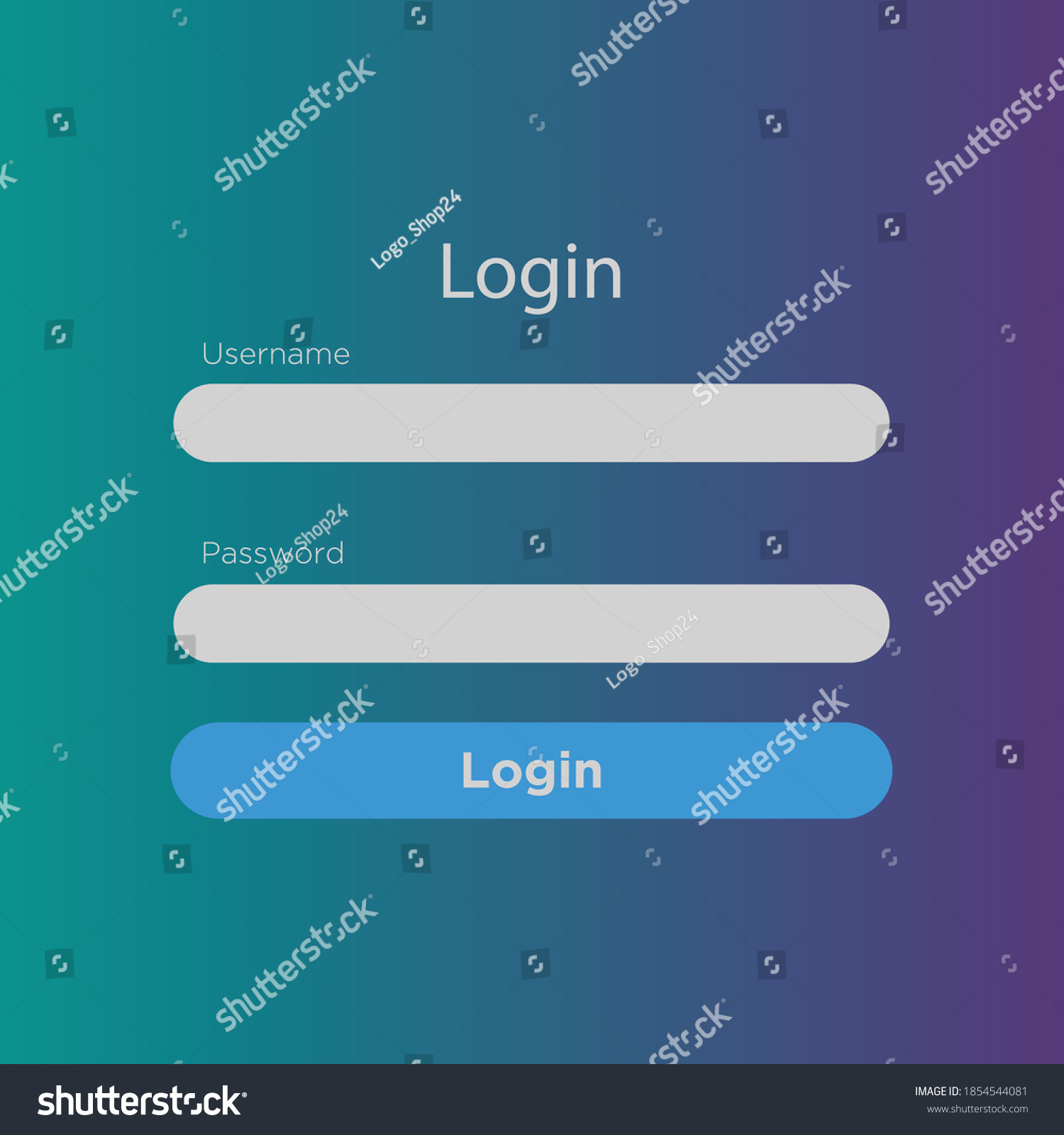 beautiful-examples-of-login-forms-for-websites-royalty-free-stock