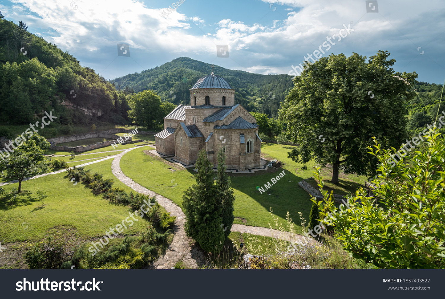 Serbian Orthodox Monastery Gradac, an Endowment of Queen Helen of Anjou from 13th century, Republic of Serbia #1857493522