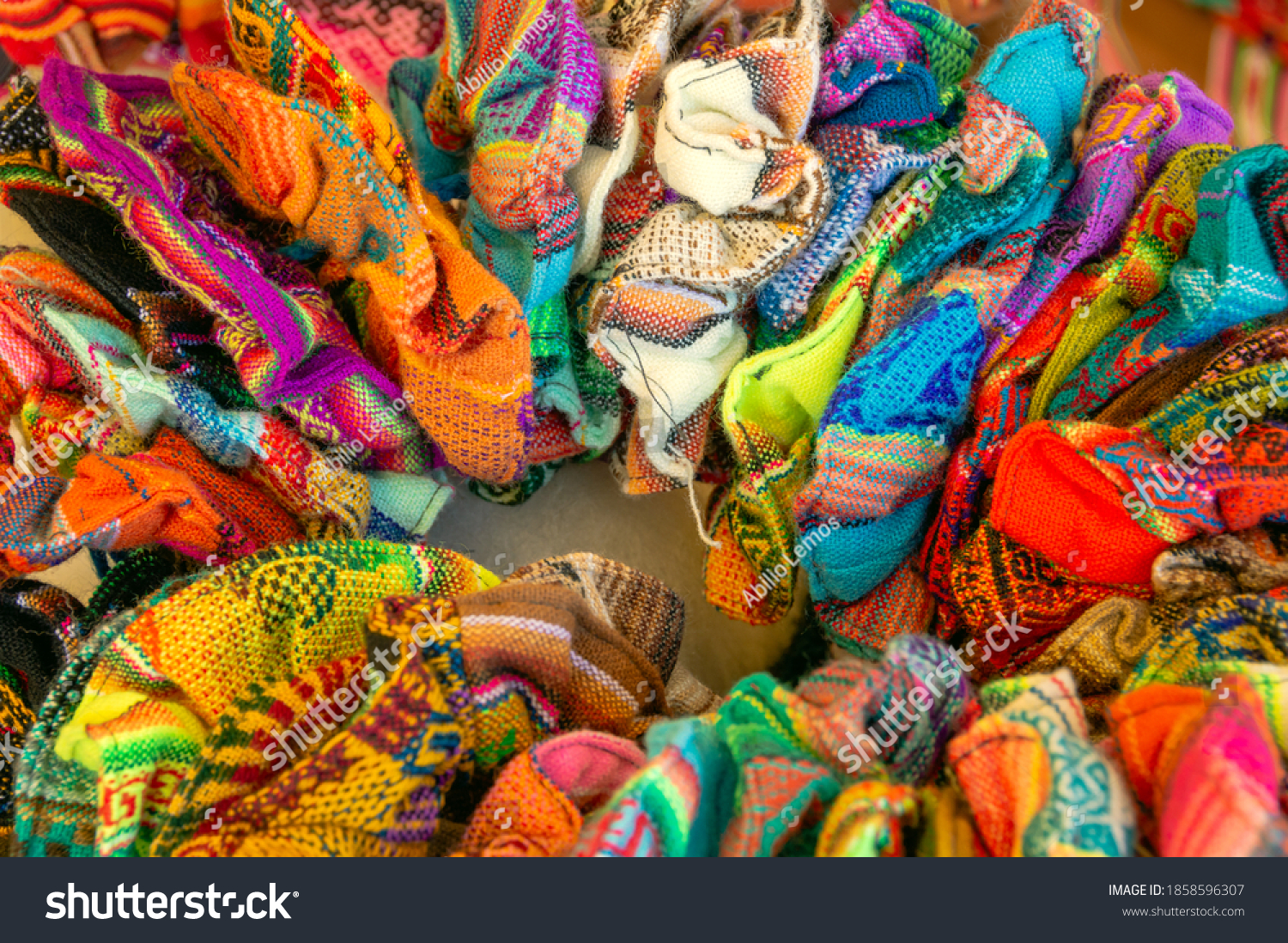 Bolivia - Traditional and colorful artesany #1858596307