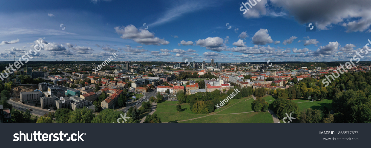 Vilnius panorama view from Tauro Kalnas #1866577633