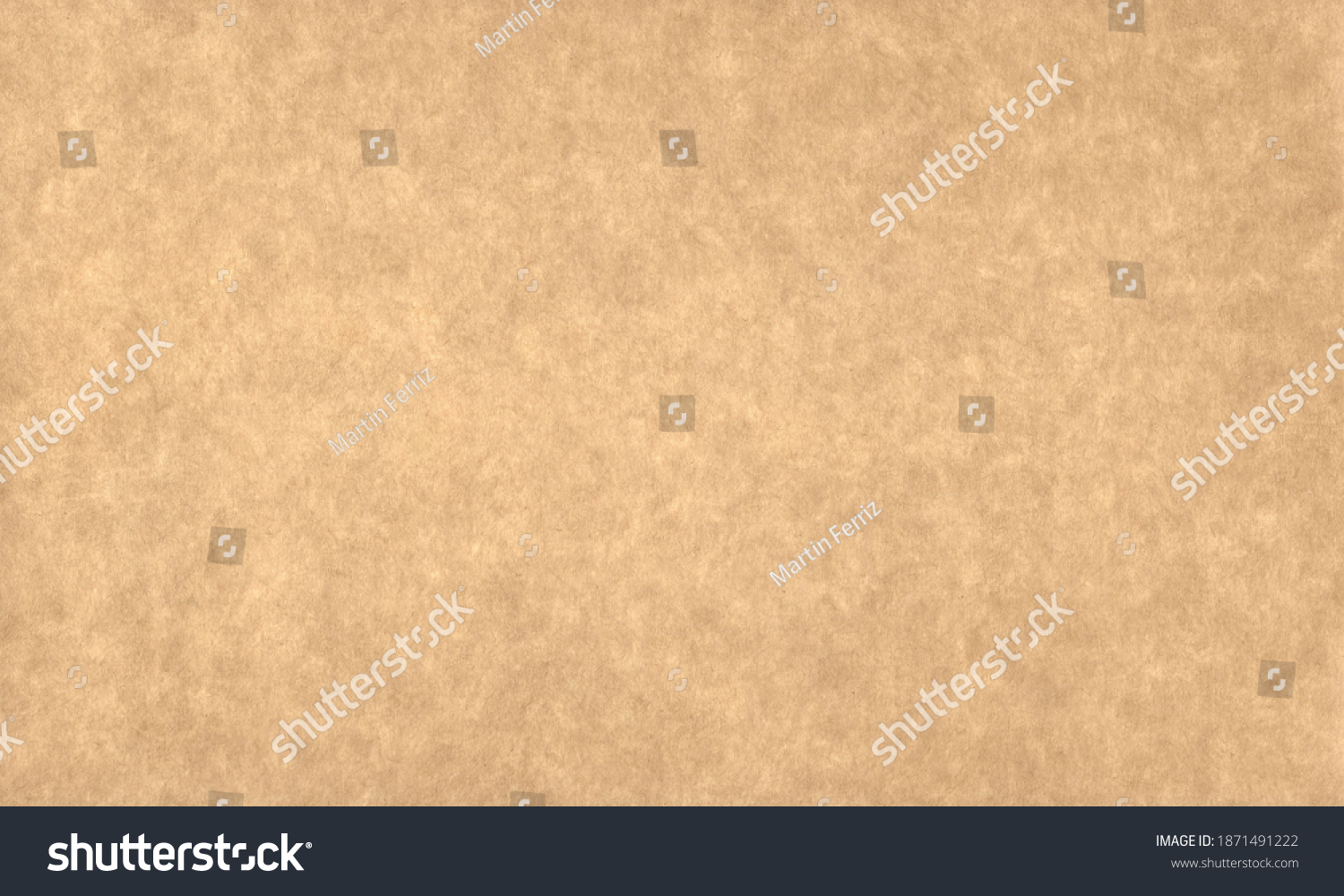 Cardboard or recycled paper texture to use as background in design, art and illustration works #1871491222