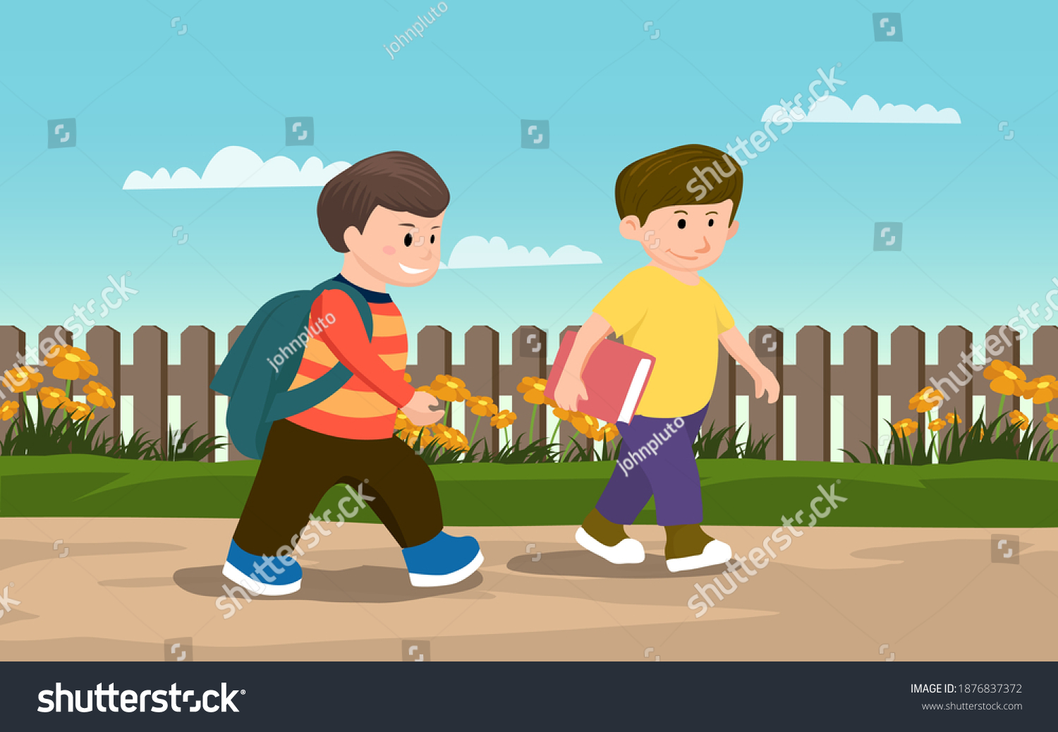 two-boys-going-to-school-children-going-to-royalty-free-stock-vector