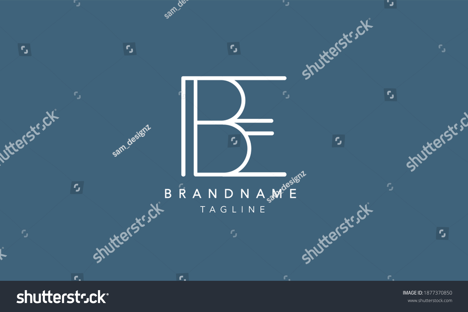 BE Alphabet initial Letter Monogram Icon Logo - Royalty Free Stock ...