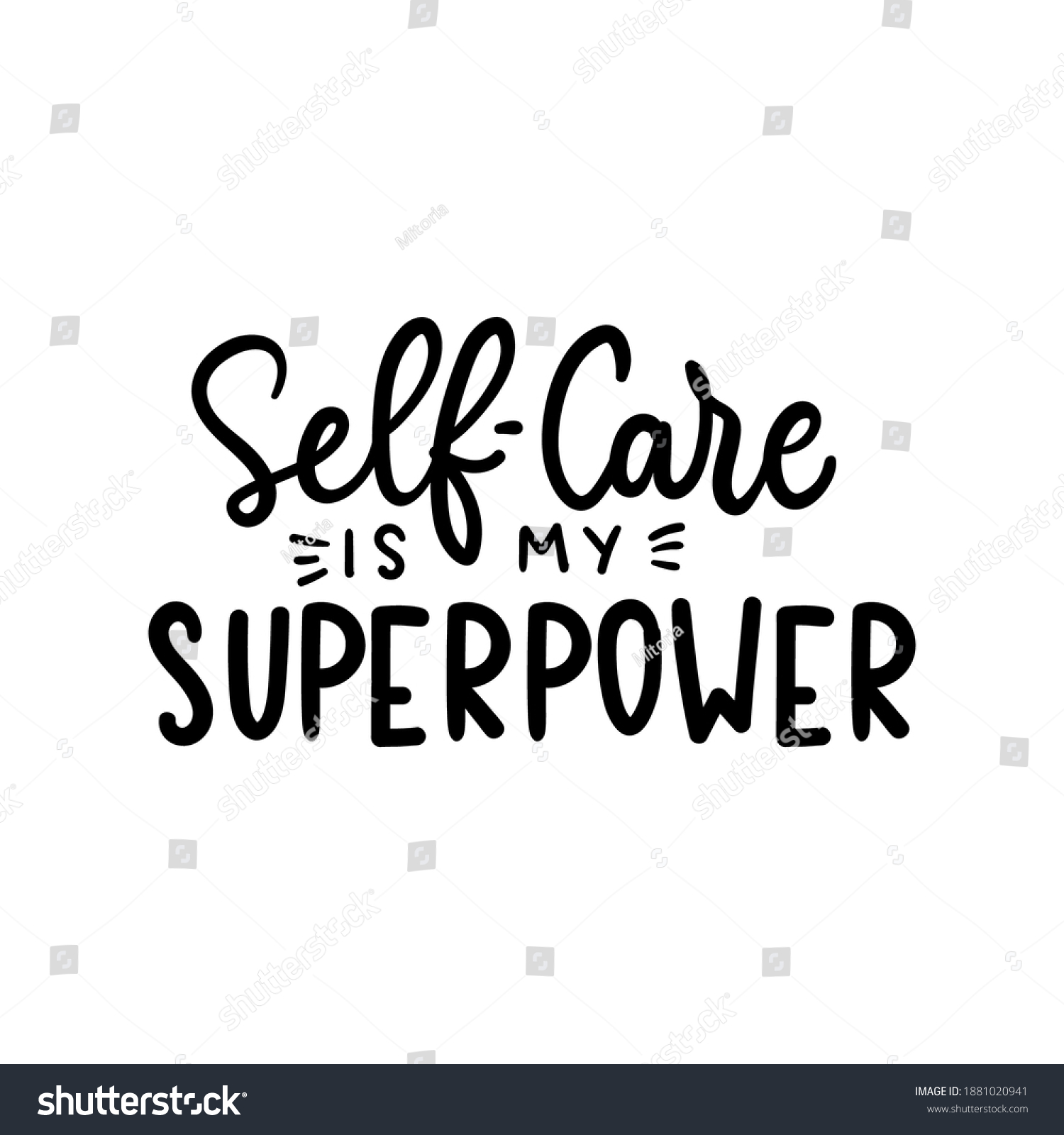 Self motivation and self love lettering quote. - Royalty Free Stock ...