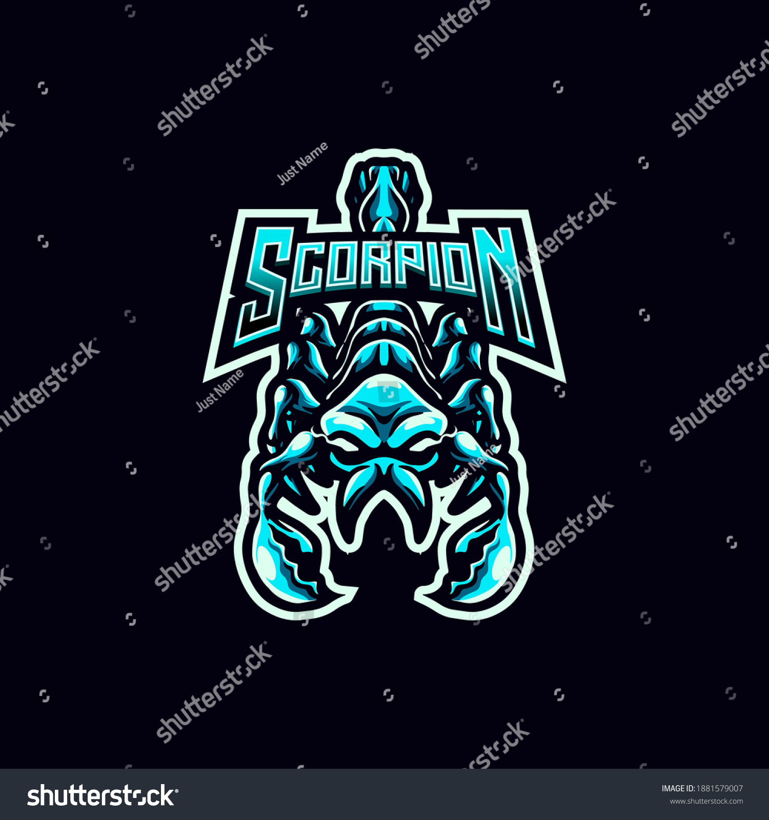 Scorpion Mascot Esport Logo Design Royalty Free Stock Vector Avopix Com