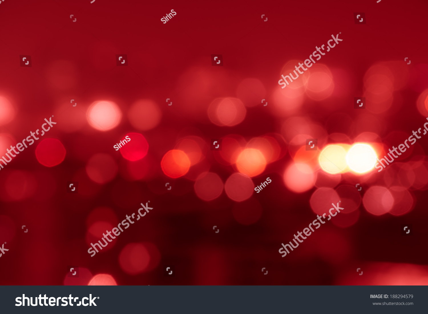 Red tone blur bokeh light. Defocused  background. #188294579