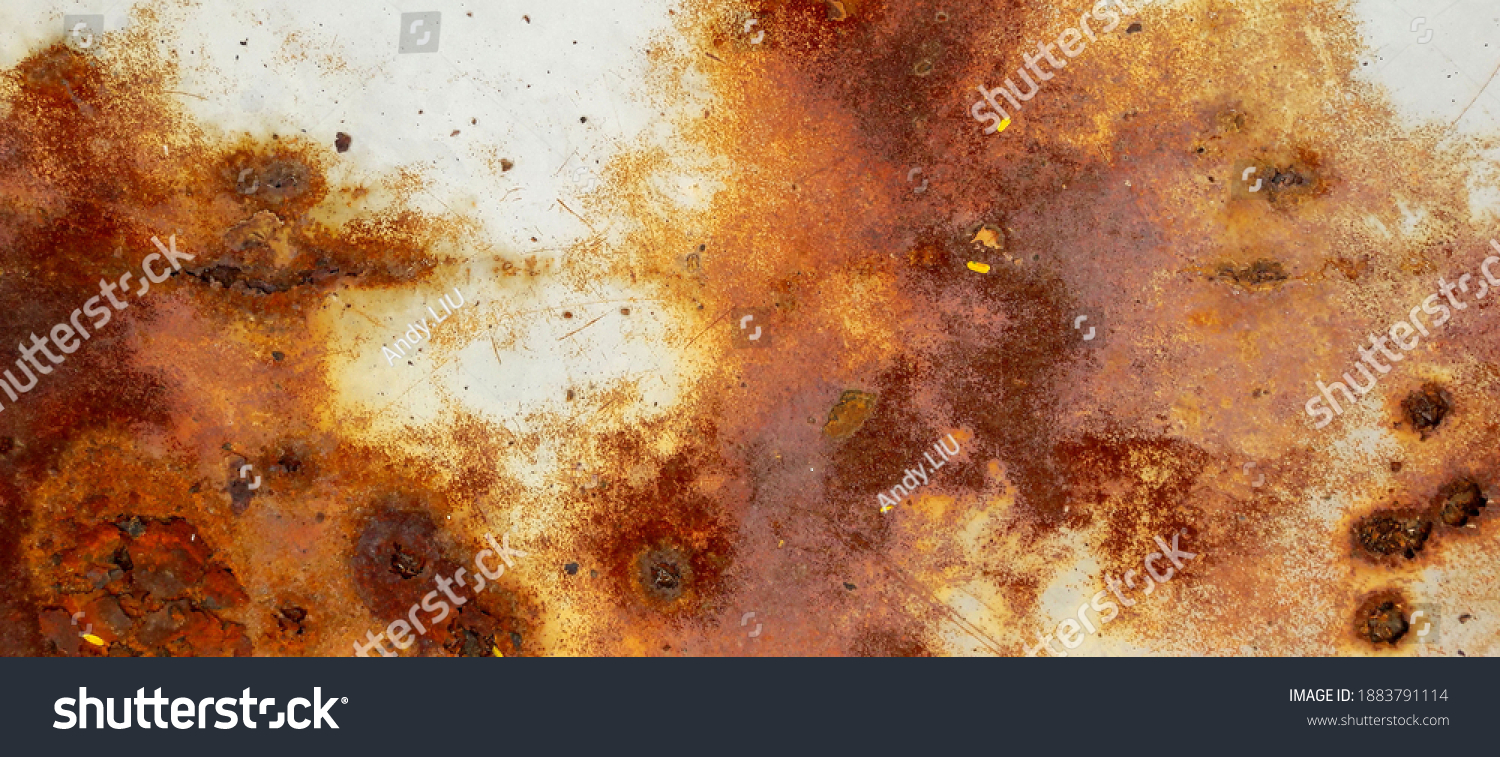 texture of rusty iron, cracked paint on an old metallic surface, sheet of rusty metal with cracked and flaky paint, corrosion, decay metal background, decay steel, decay #1883791114