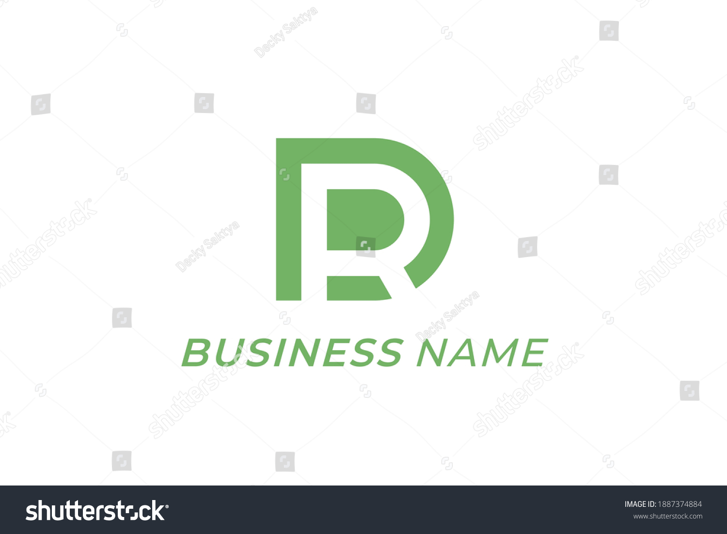 logo design combine letter D and R - Royalty Free Stock Vector ...