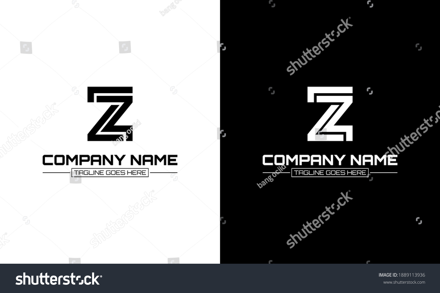 Creative fonts for logo designs. Alphabet Z - Royalty Free Stock Vector ...