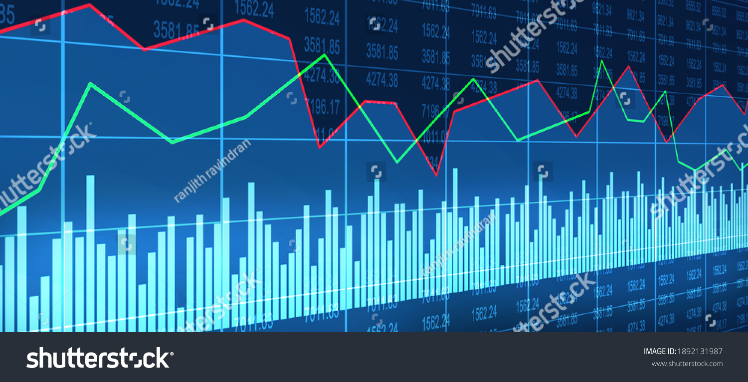 2d rendering Stock market online business - Royalty Free Stock Photo ...