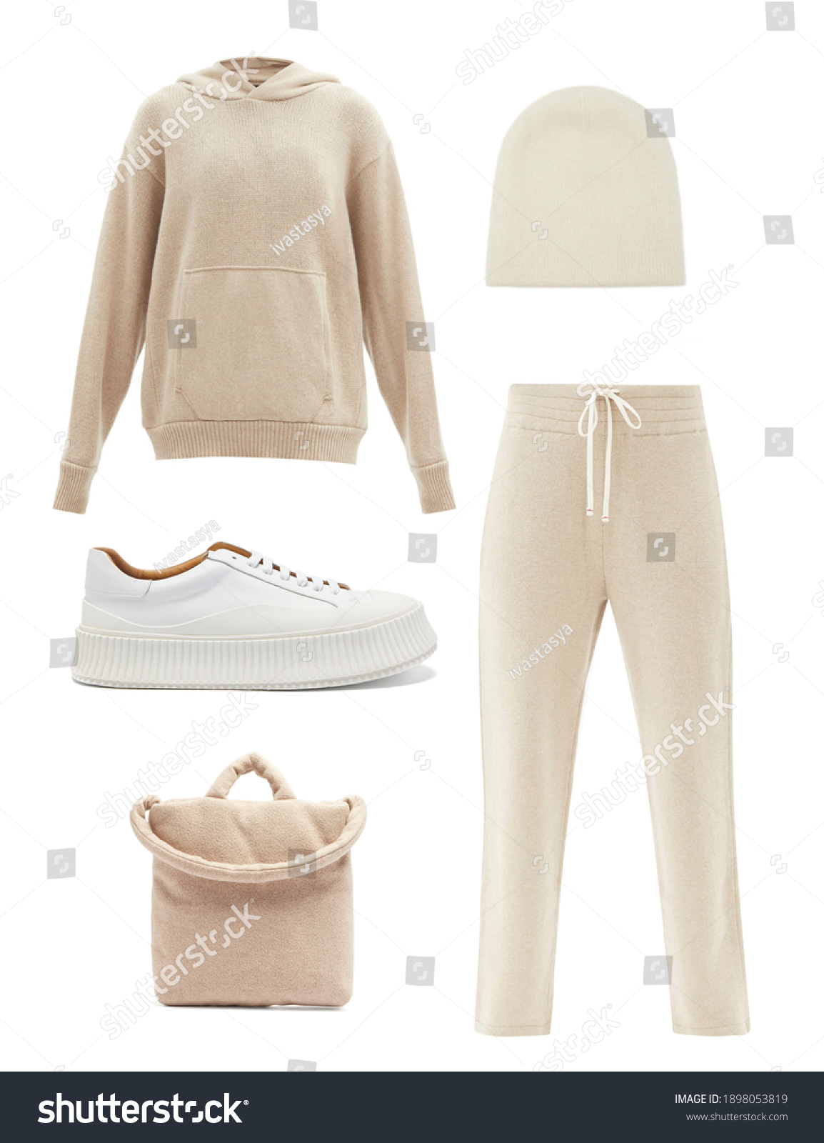 Outfit mood board aesthetic, cosy knitwear #1898053819