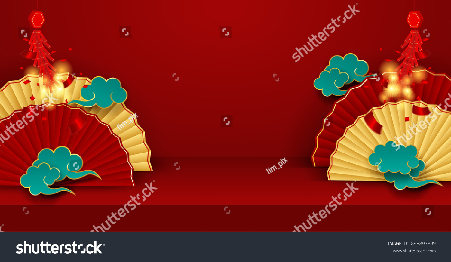 Chineses theme product display podium. Design - Royalty Free Stock ...