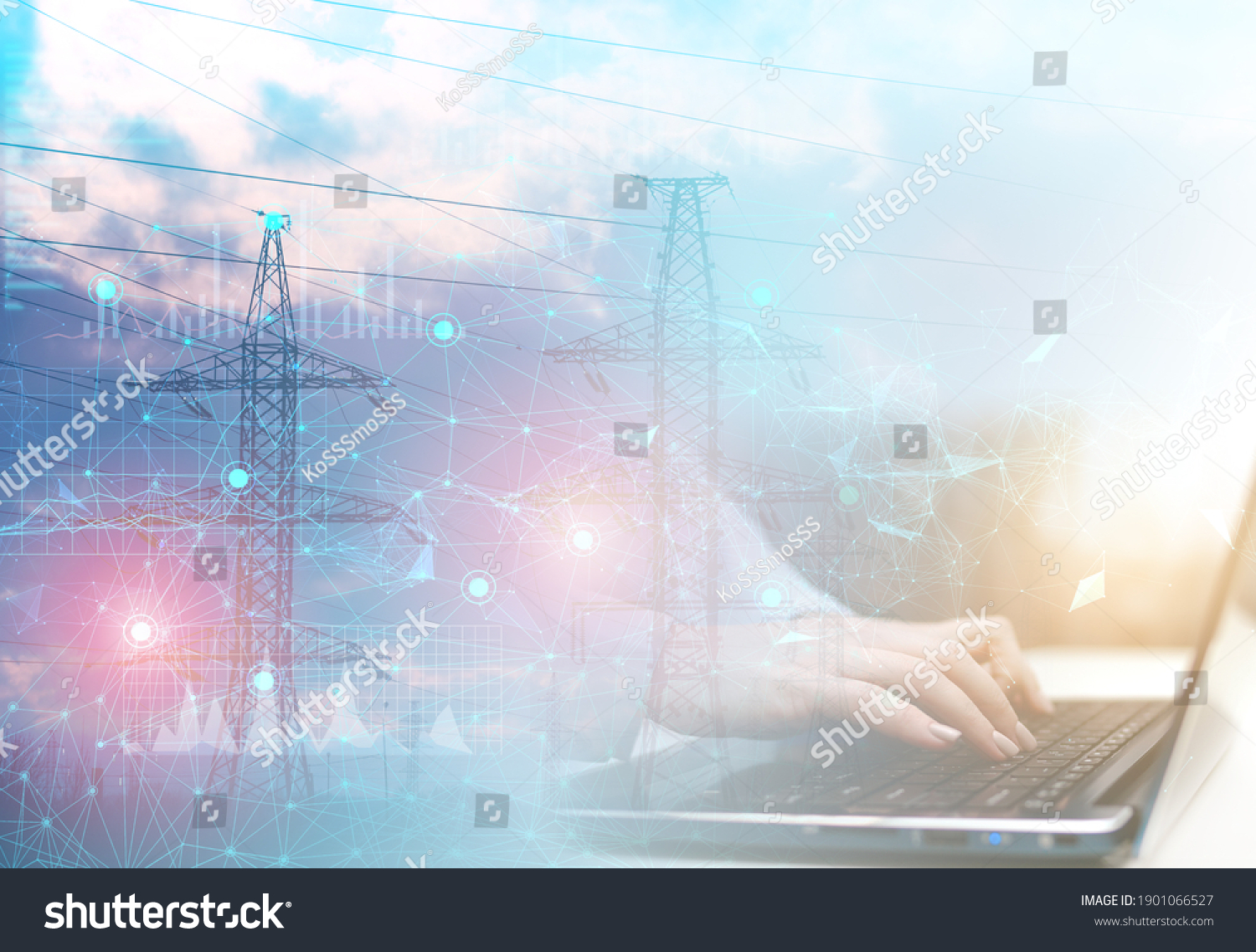the concept of the development of wireless transmission of electricity and the analysis of electricity consumption by a person with data transmission to cloud servers. The Internet of Things in Energy #1901066527