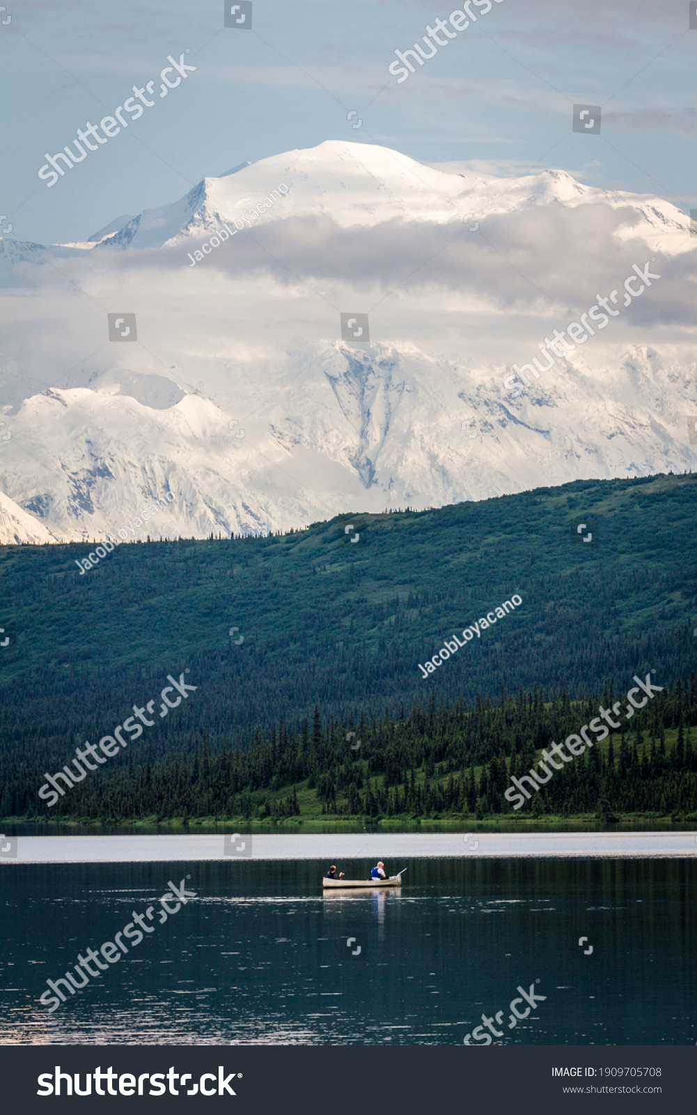 Denali can be viewed from a number of iconic view points but the views at Wonder Lake are something special.  #1909705708