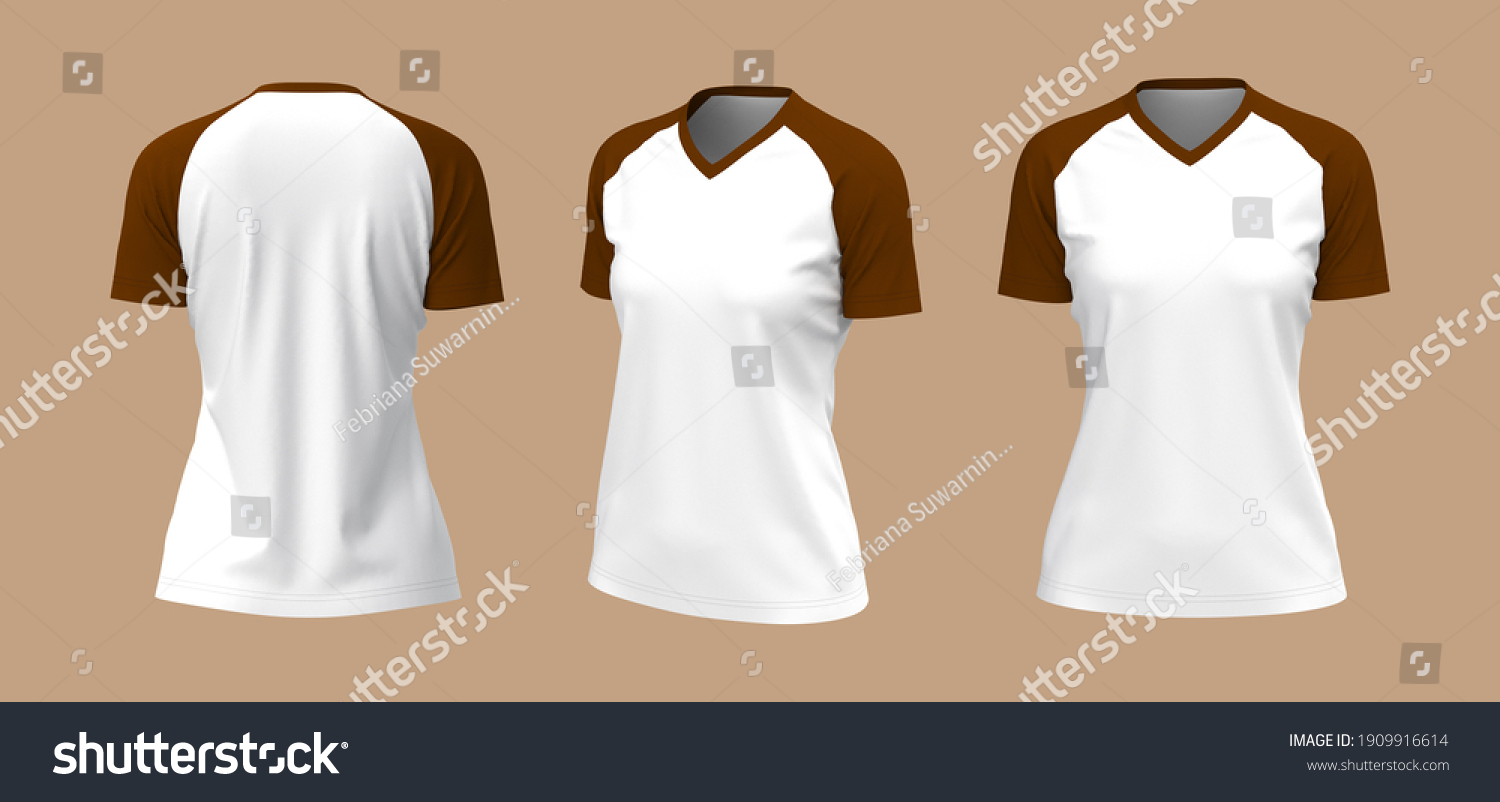 Download Short Sleeves Raglan T Shirt Mockup 3d Royalty Free Stock Photo 1909916614 Avopix Com